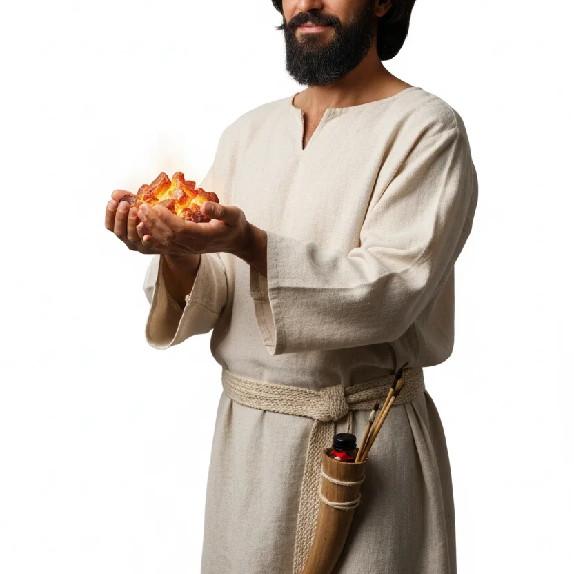 the man clothed with linen