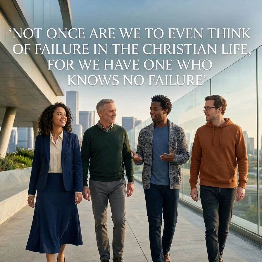 Not once should we even think of failure...