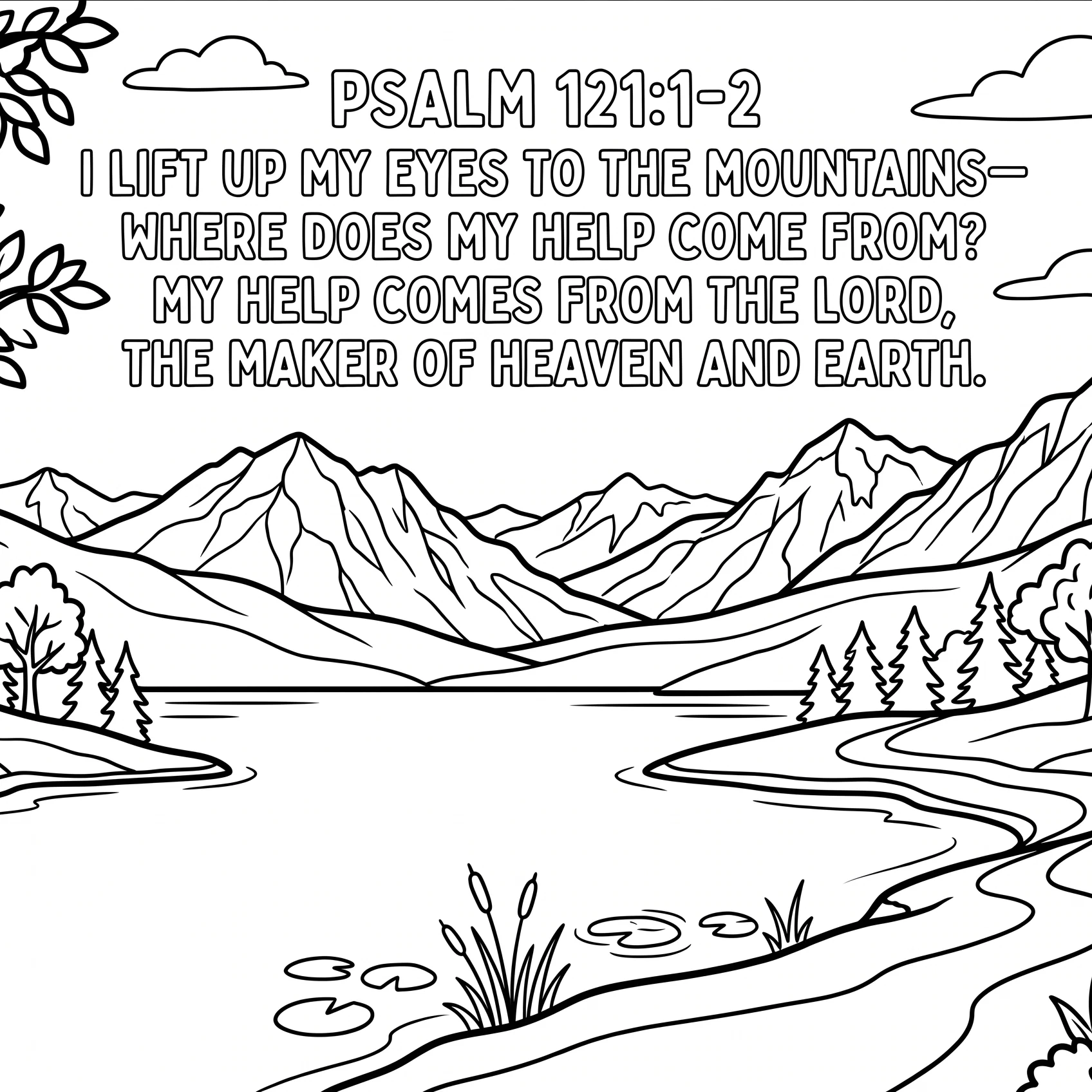 Serene Waters of Divine Peace