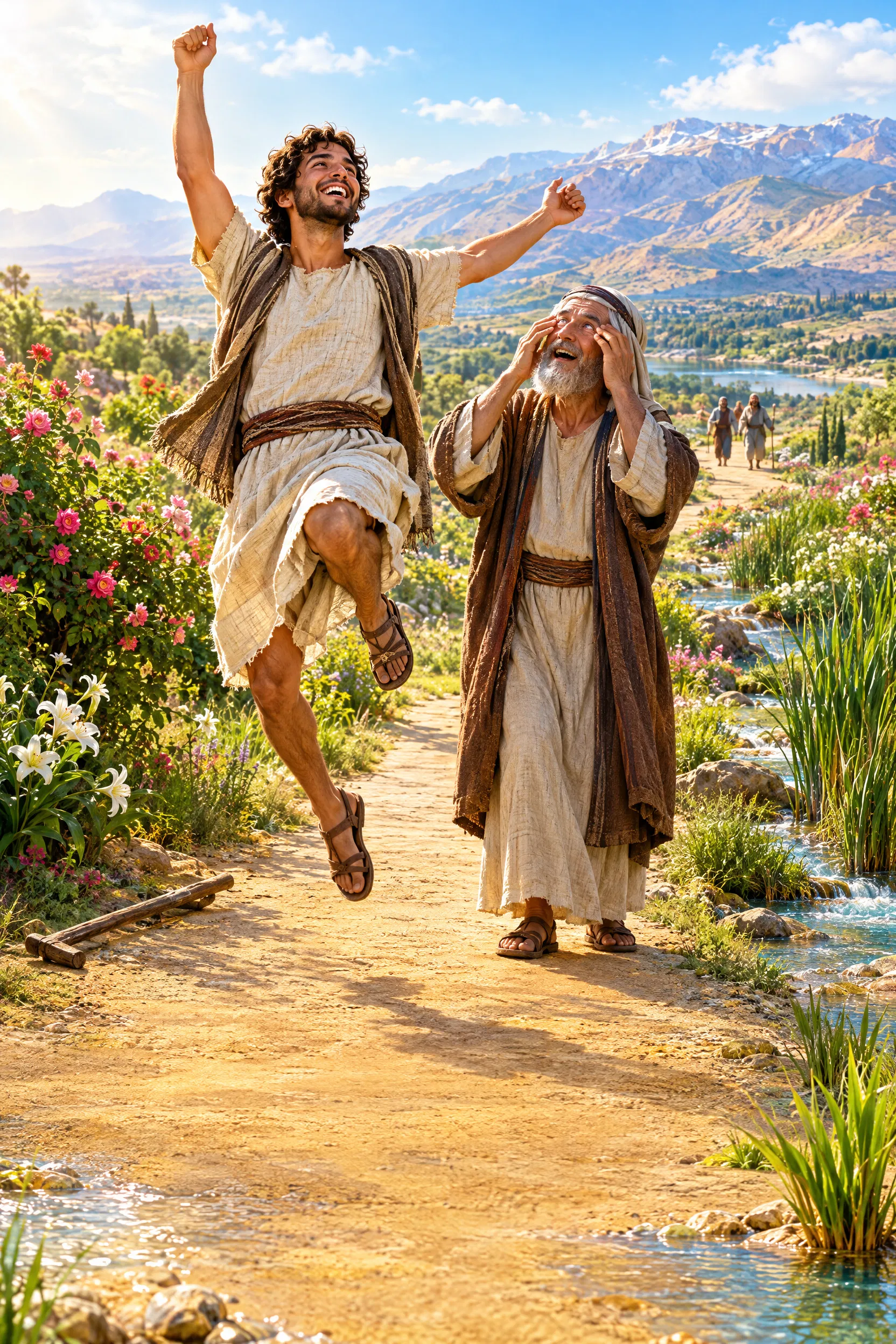 Lame Man Leaps in a Blooming Desert