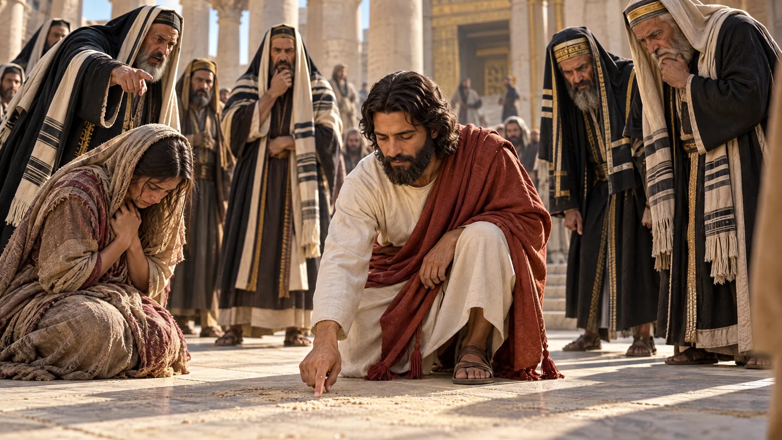 Grace Written in the Temple Dust