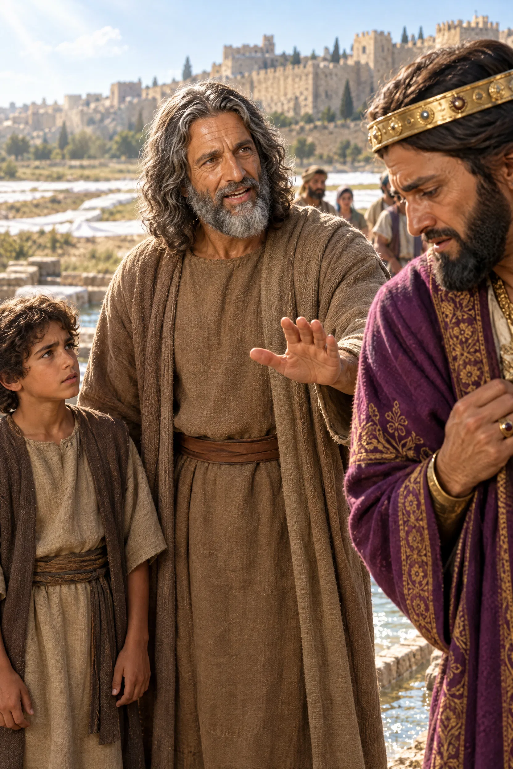 Isaiah Meets King Ahaz at the Upper Pool