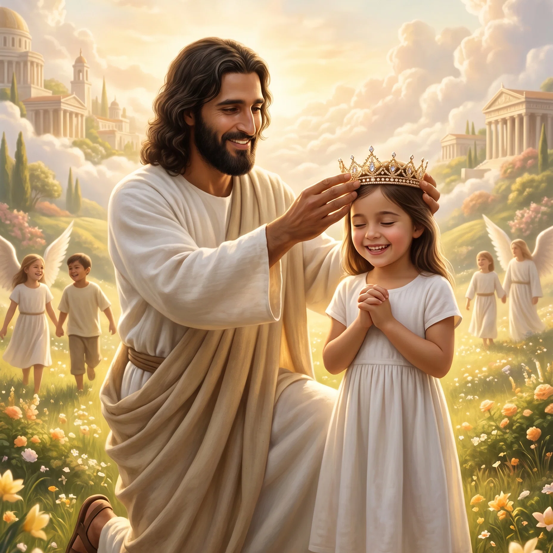 The Savior's Crown of Heavenly Grace