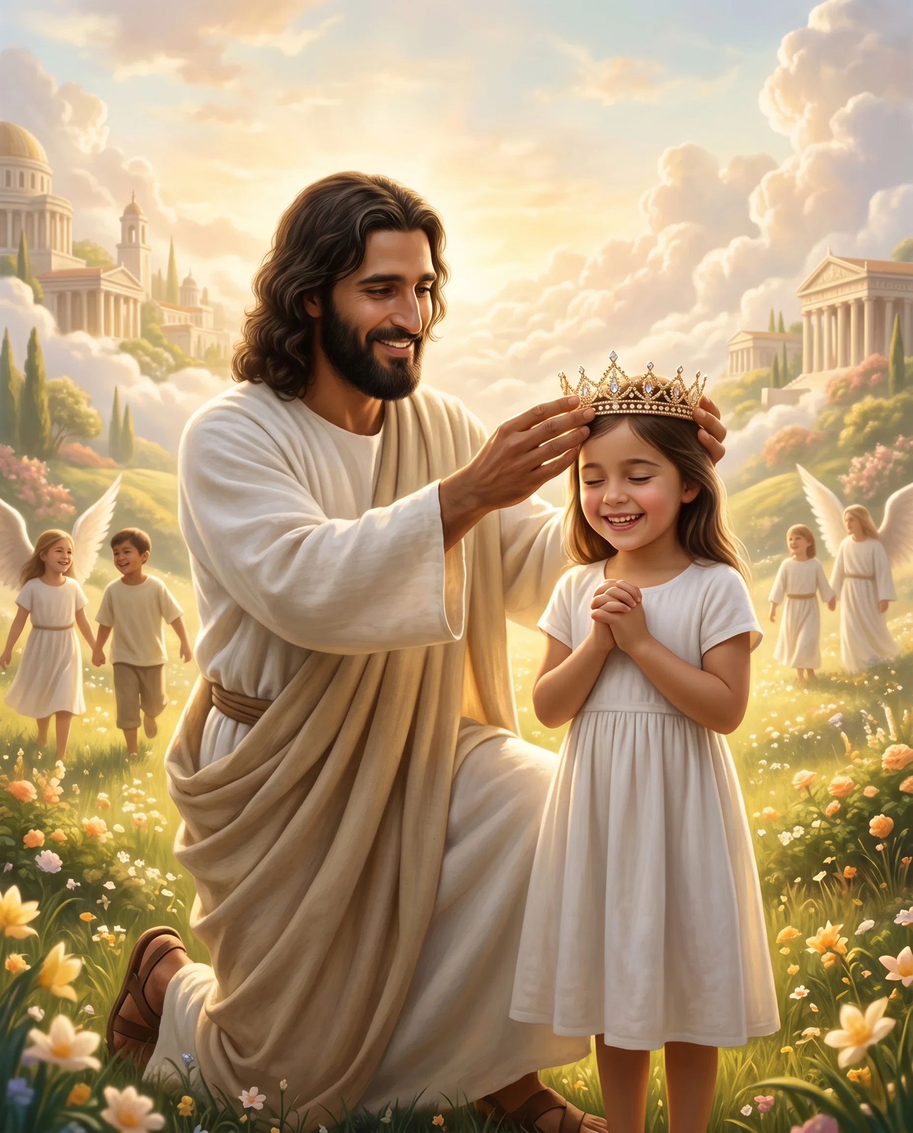 The Savior's Crown of Heavenly Grace