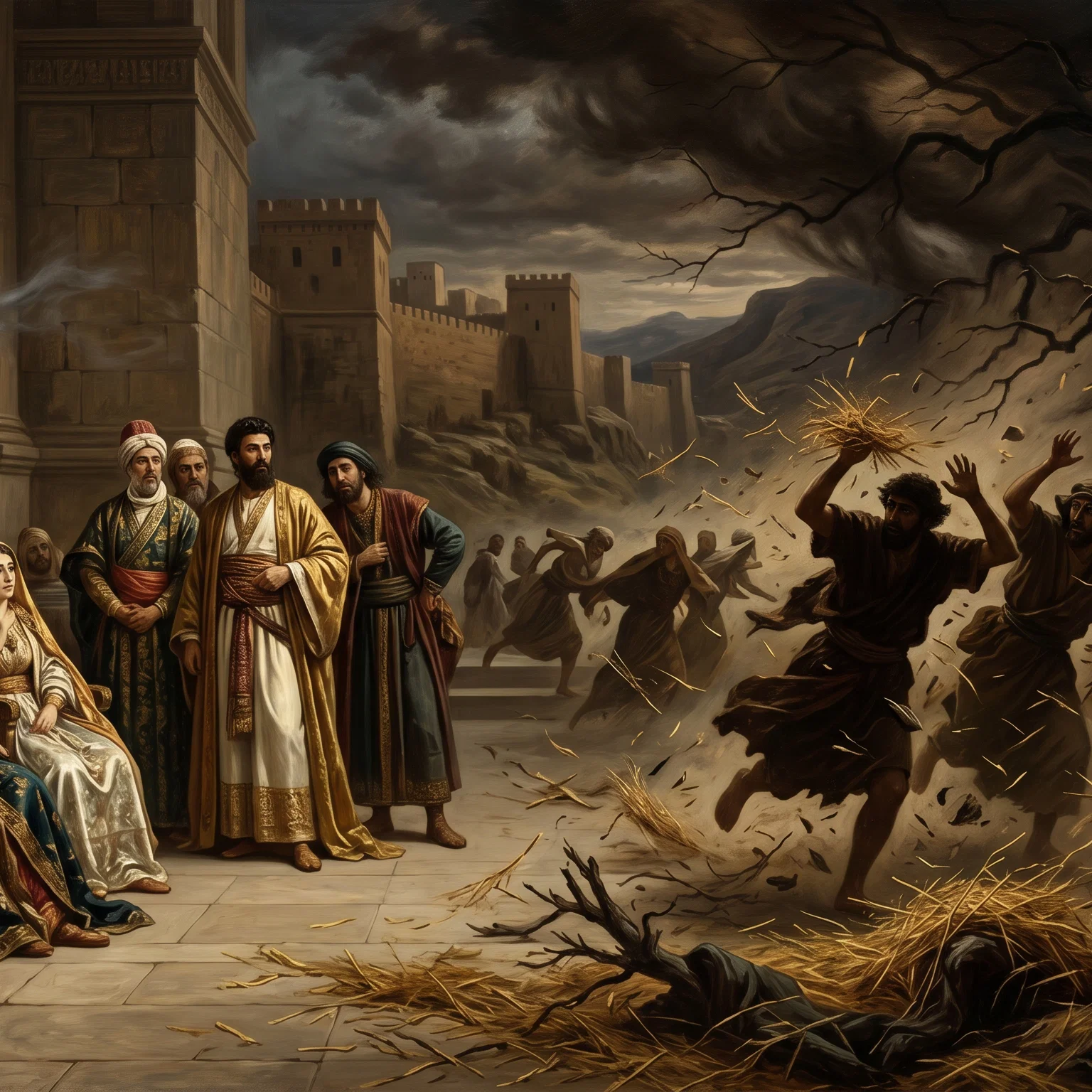 The Wicked Like Chaff in Storms