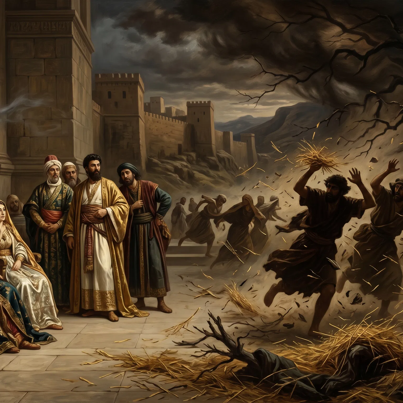 The Wicked Like Chaff in Storms
