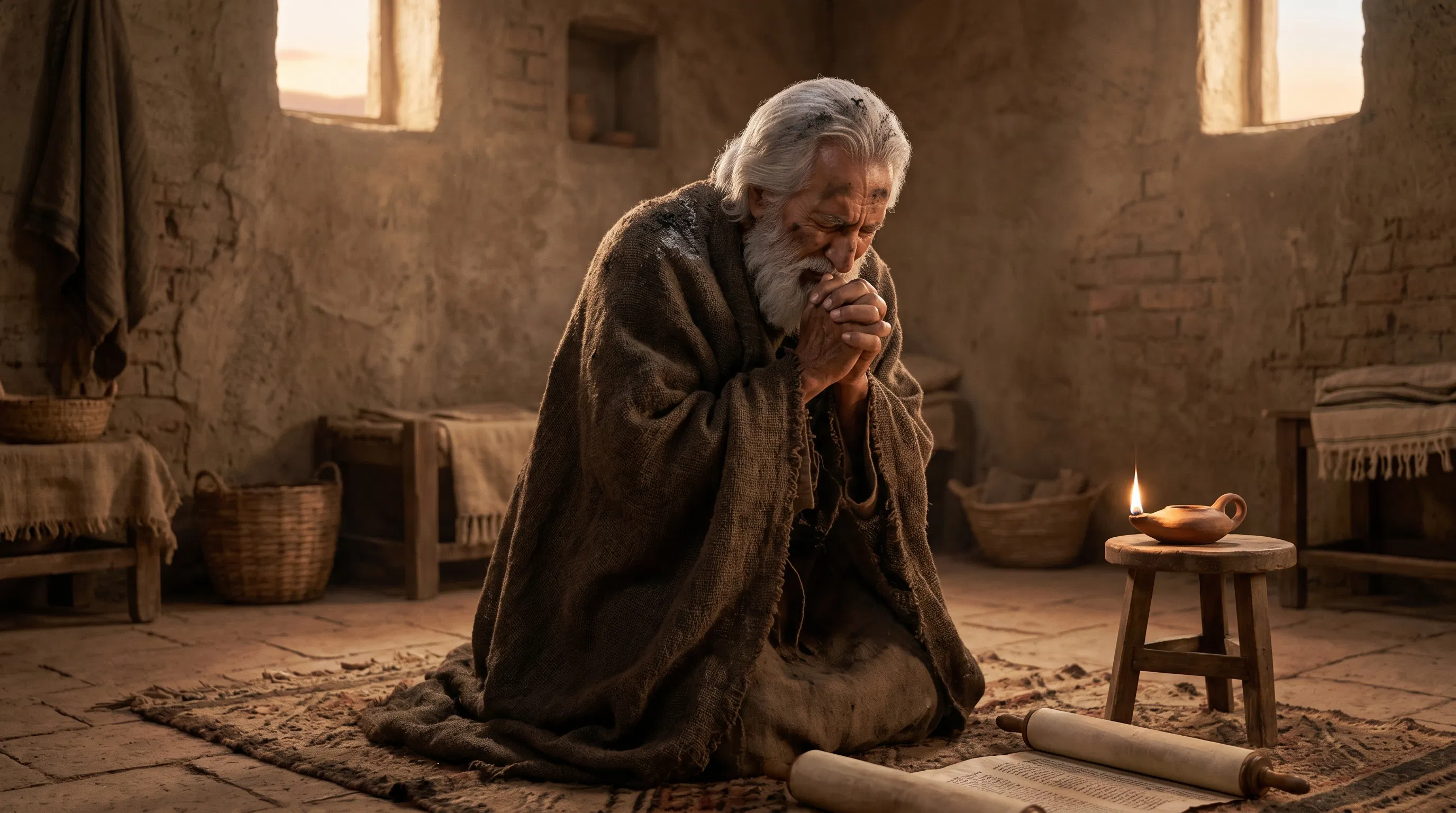 Daniel Prays in Sackcloth and Ashes