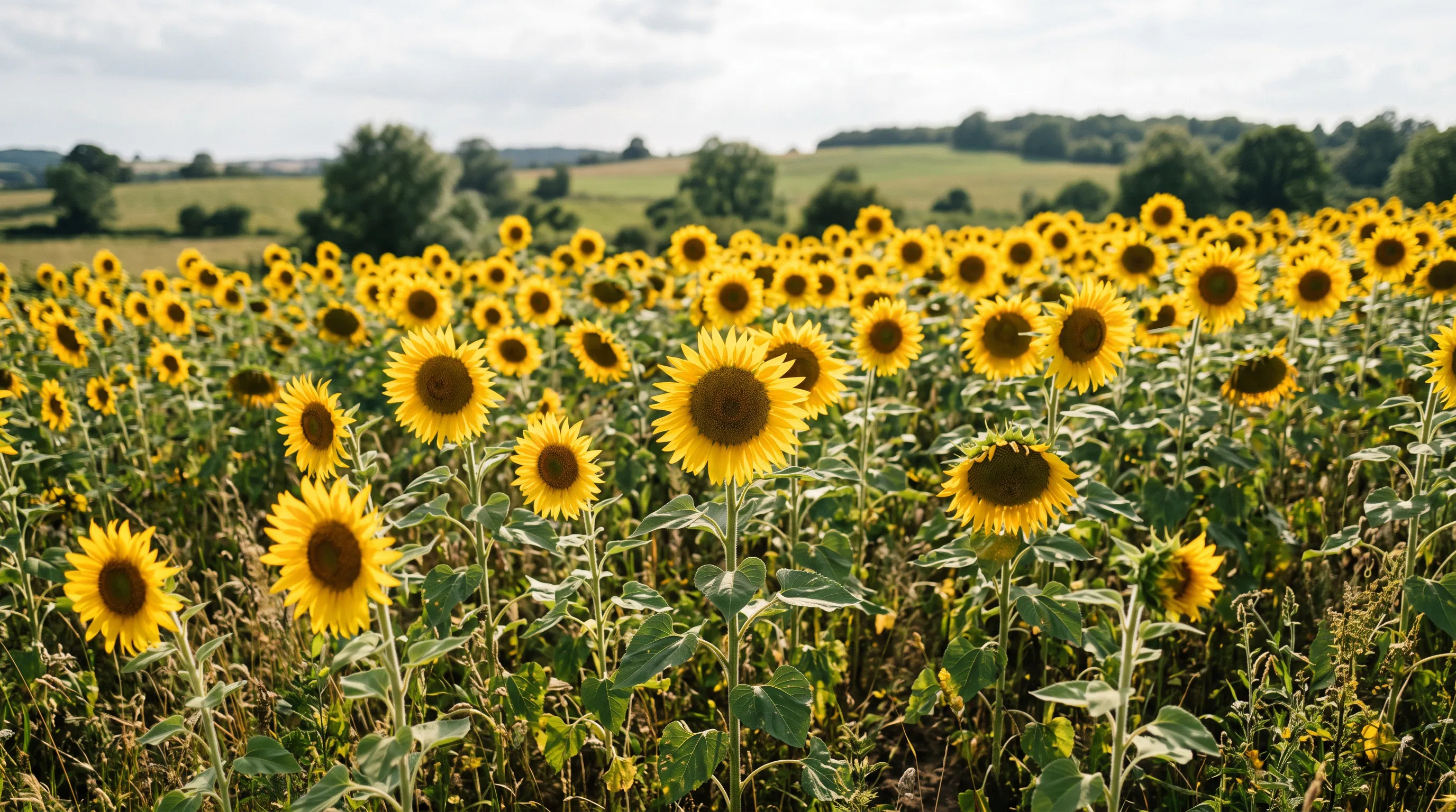 Golden Radiance in Wild Meadows