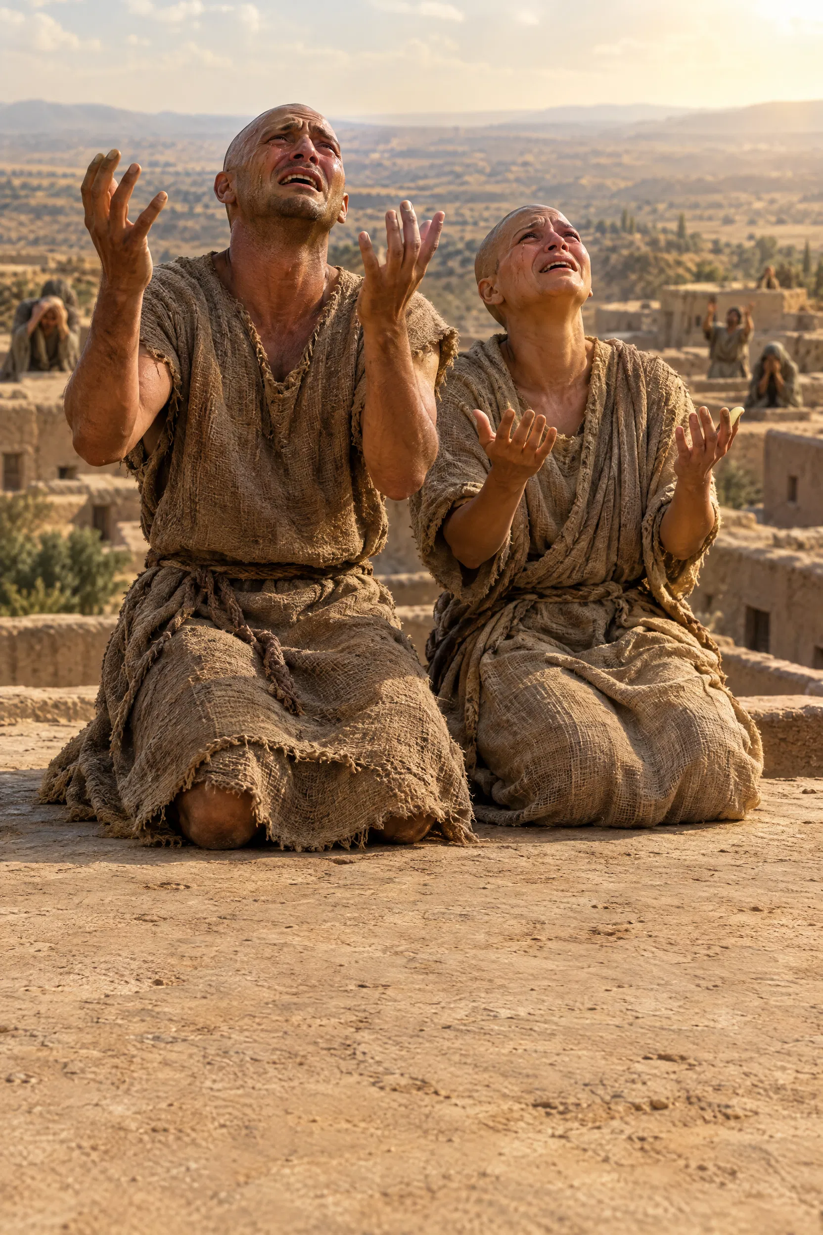 Moabites Mourn in Sackcloth on the Rooftops