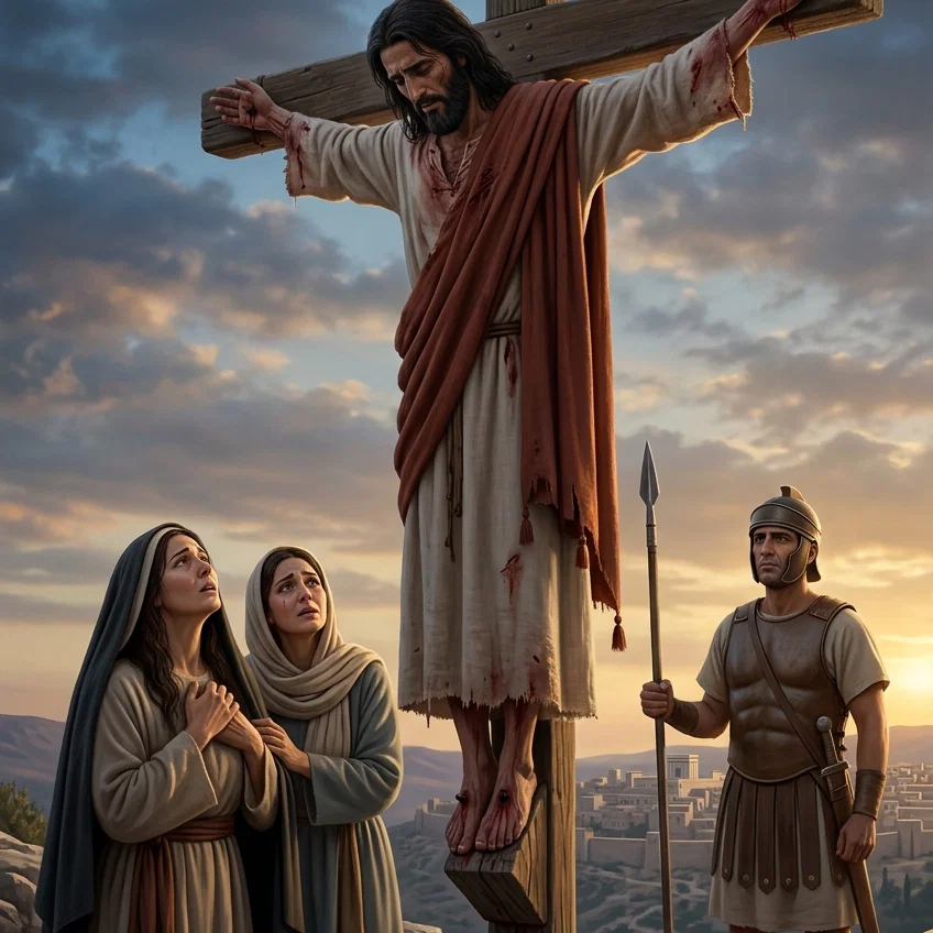 the devil's Love of Power and Jesus' Power of Love - at the cross.