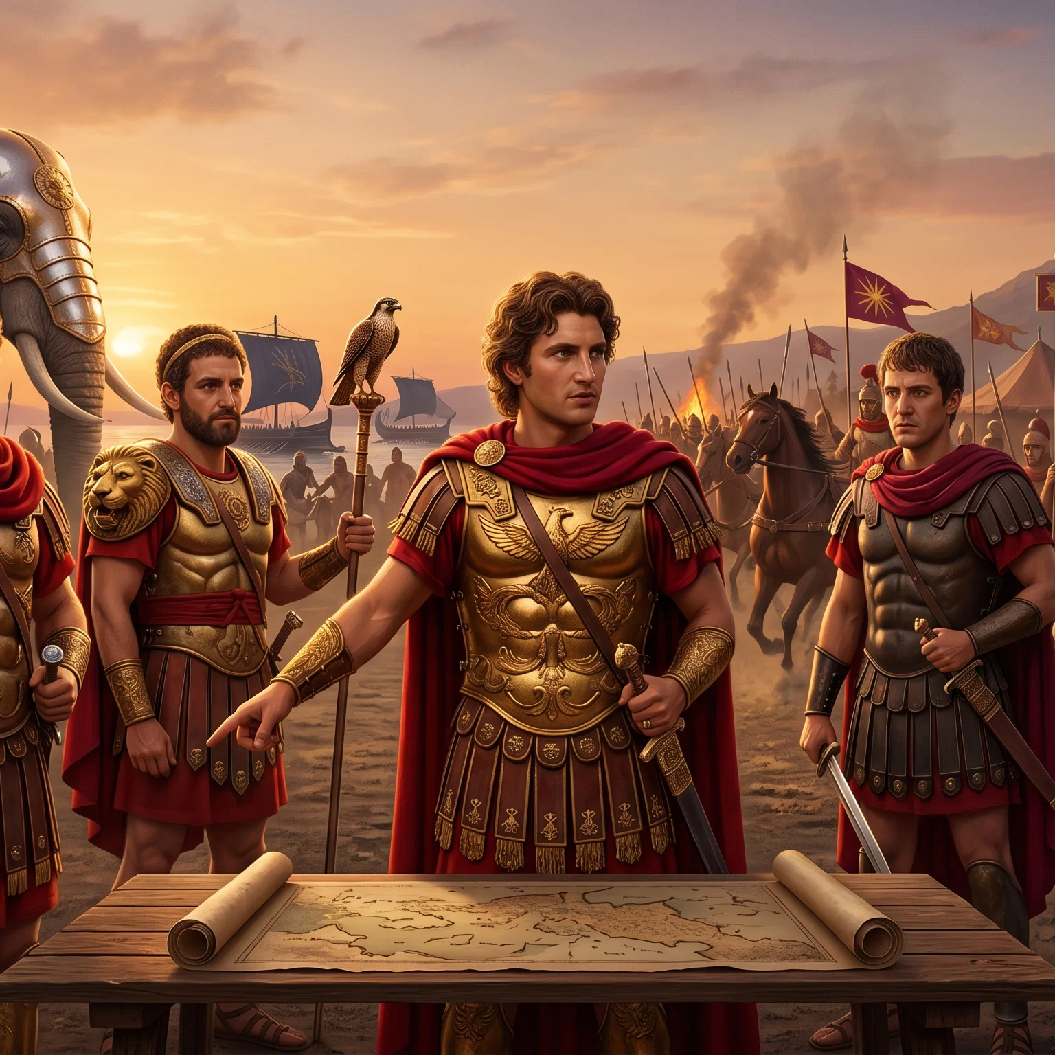 The Macedonian Command Before the Clash