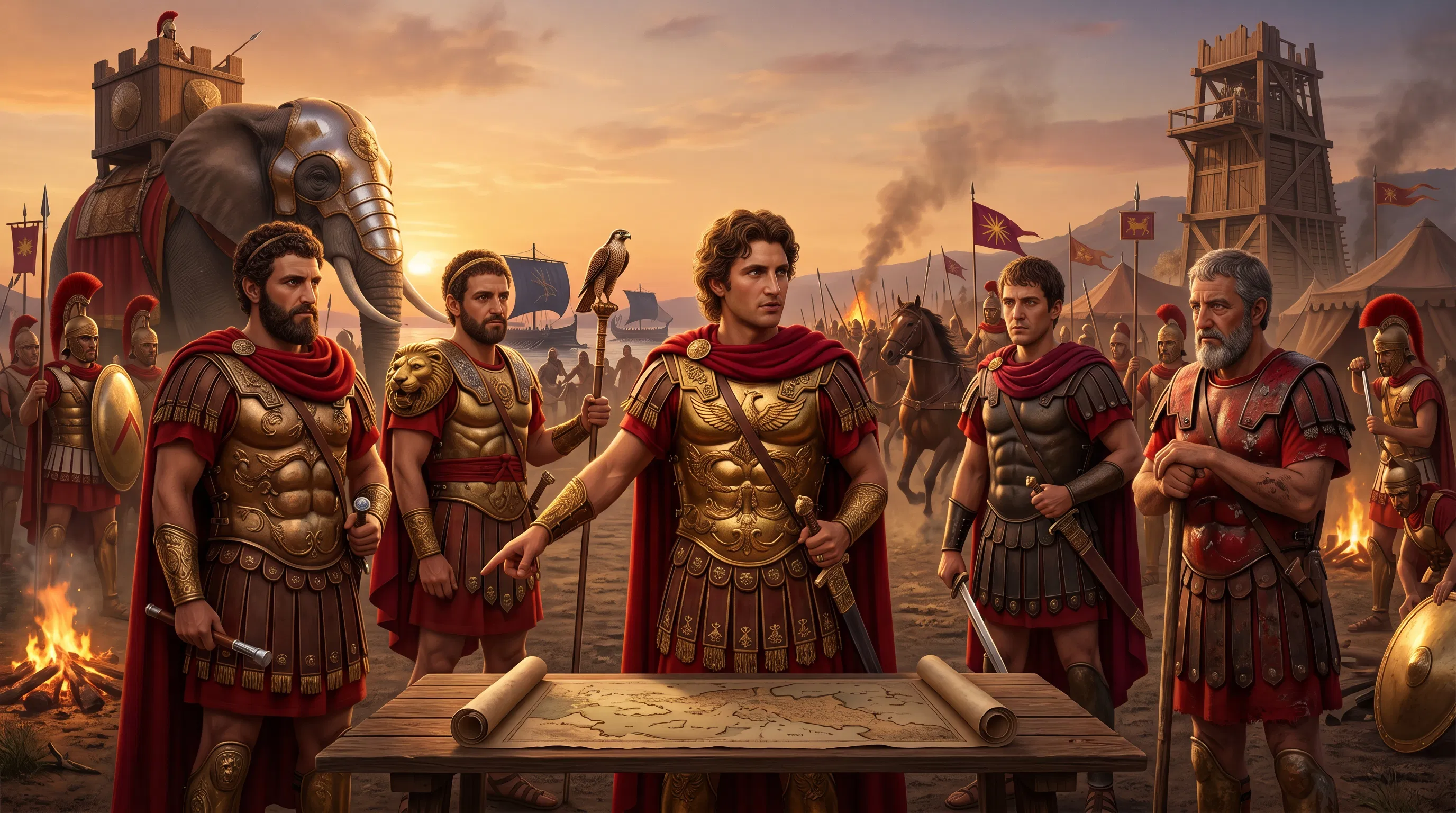 The Macedonian Command Before the Clash
