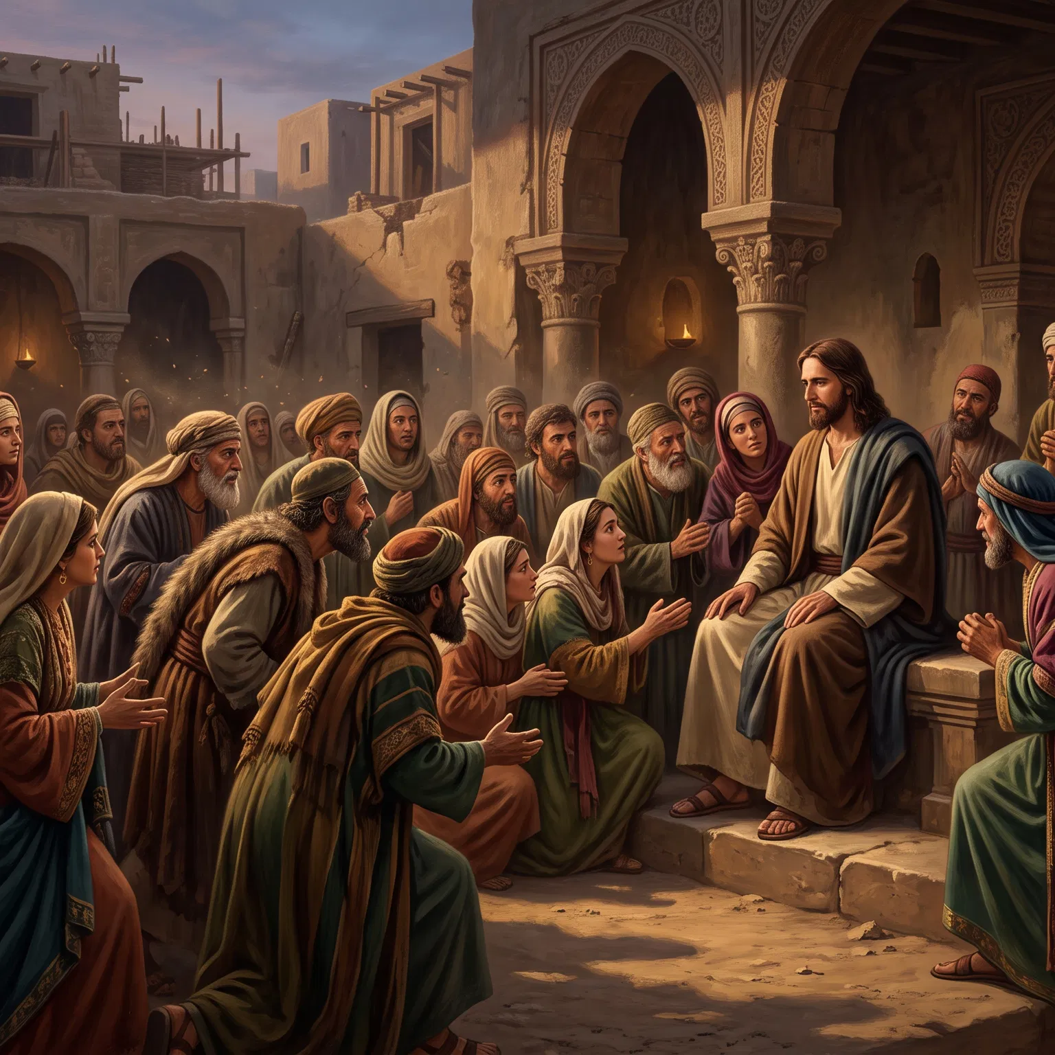 Jesus Teaches Tax Collectors and Sinners