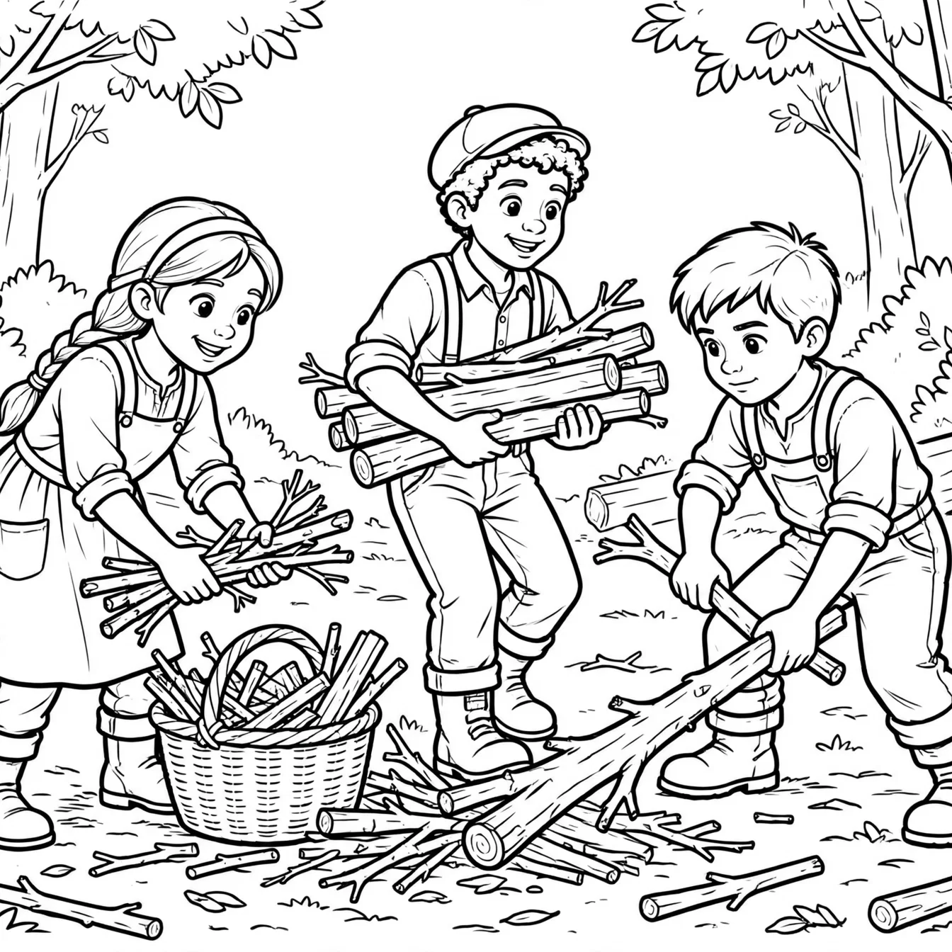 Gathering Timber for the Offering