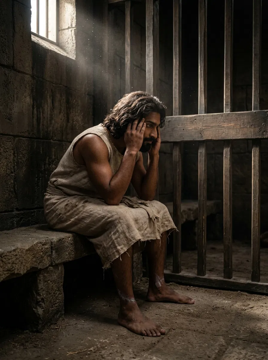 Joseph Sits Despairing in an Egyptian Prison