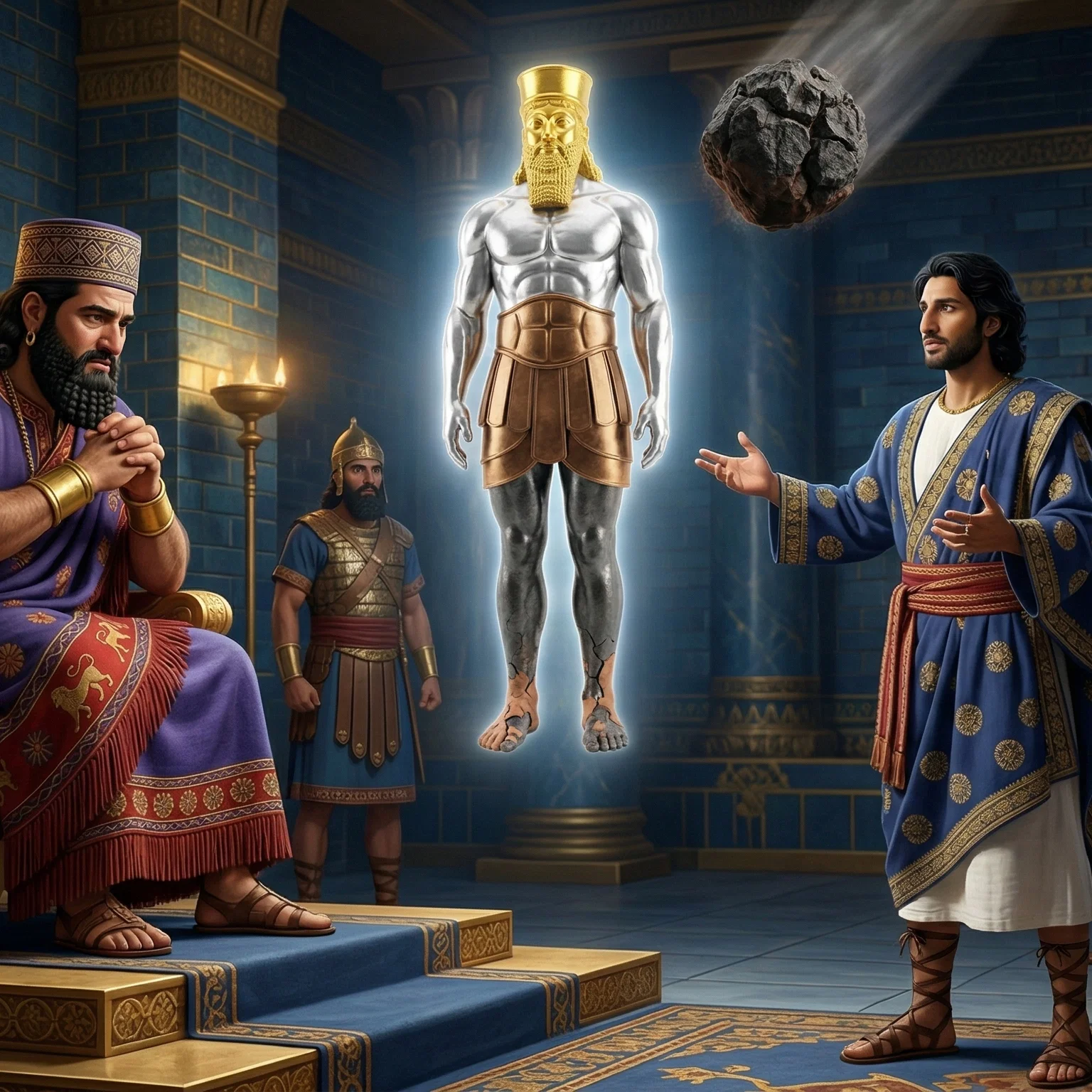 Daniel Interpreting the Great Statue Dream