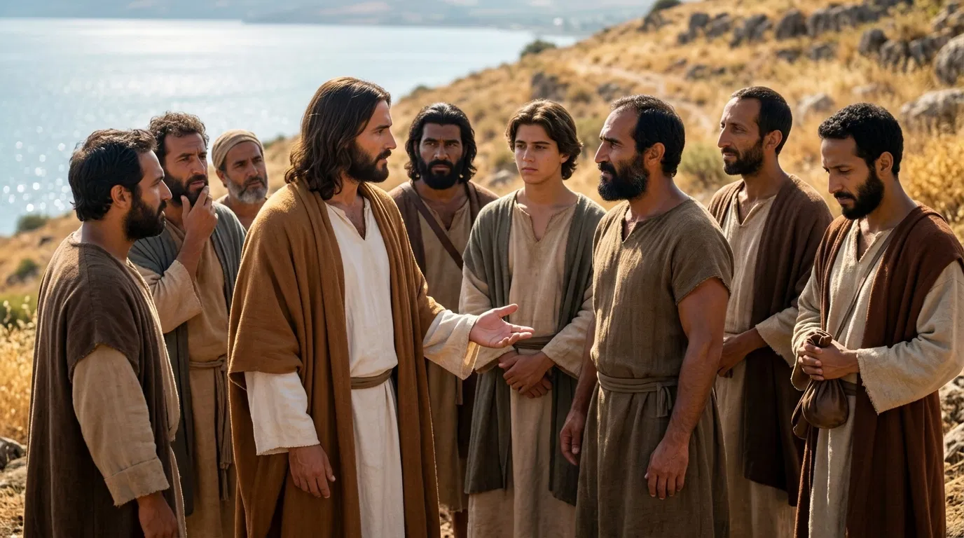 Jesus Asking the Disciples Who He Is