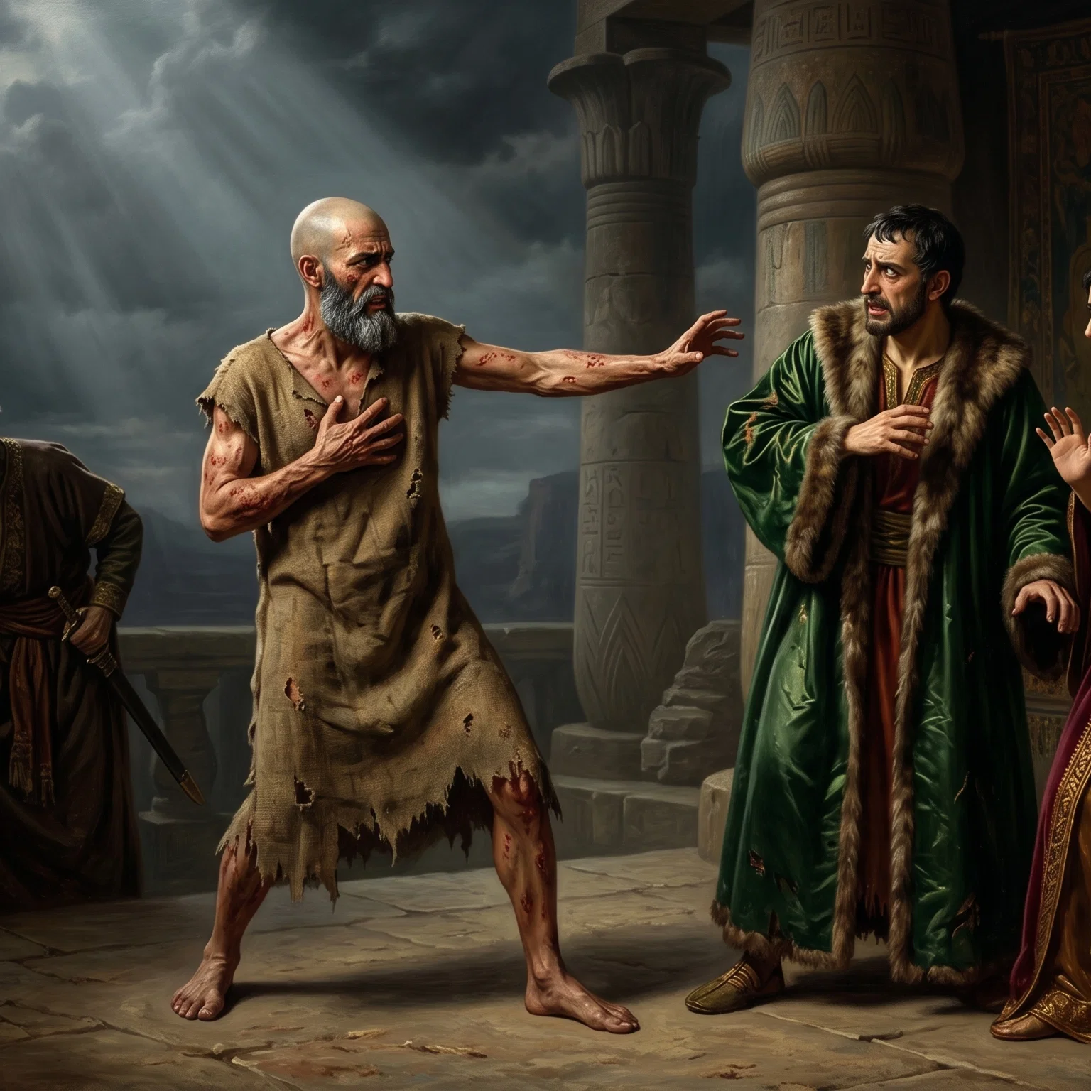 Job Standing Before the Divine Judgment