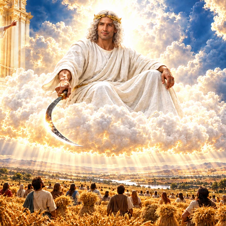 Revelation 14:14-16 - Jesus is harvesting