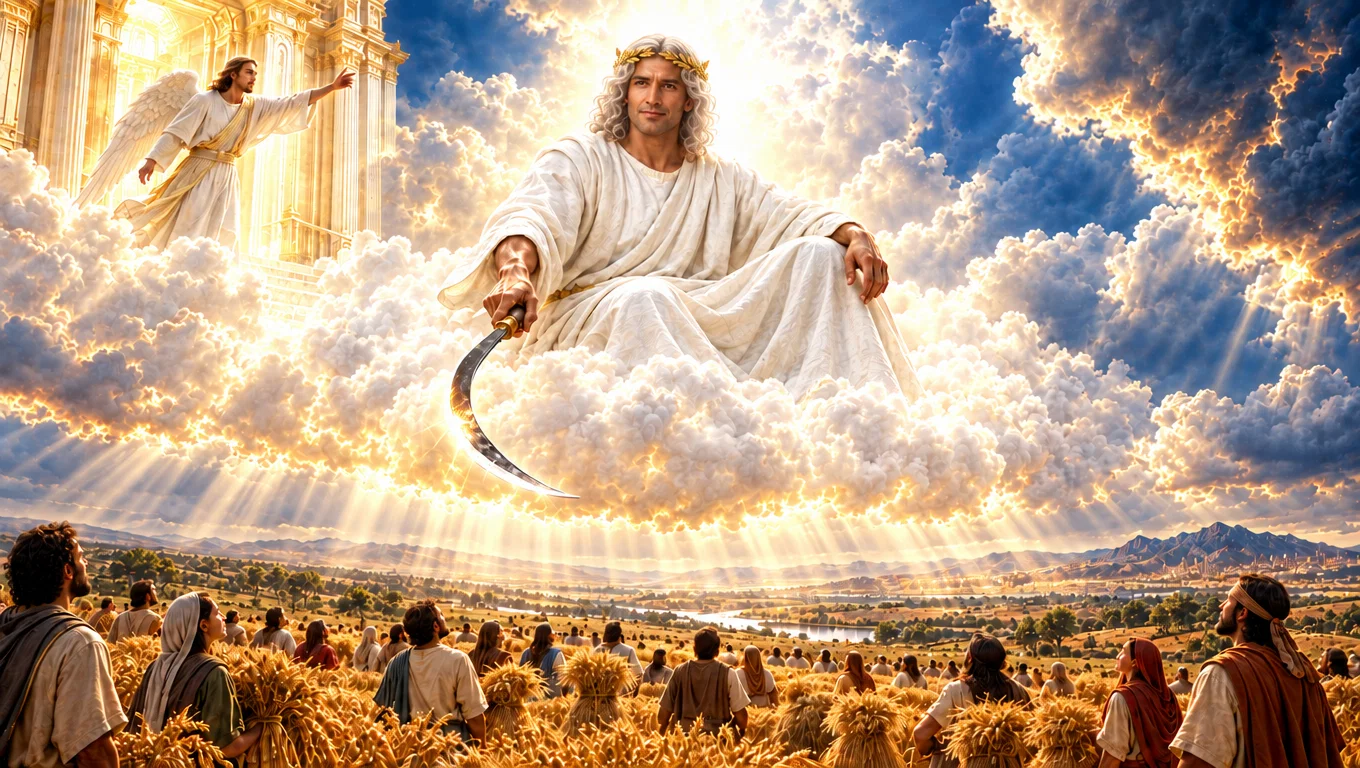 Revelation 14:14-16 - Jesus is harvesting