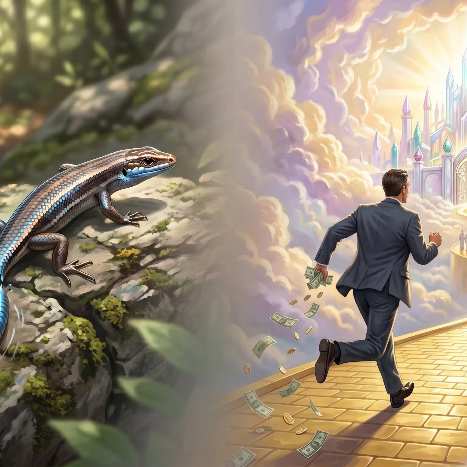 A Pilgrim Racing Toward Celestial Gates