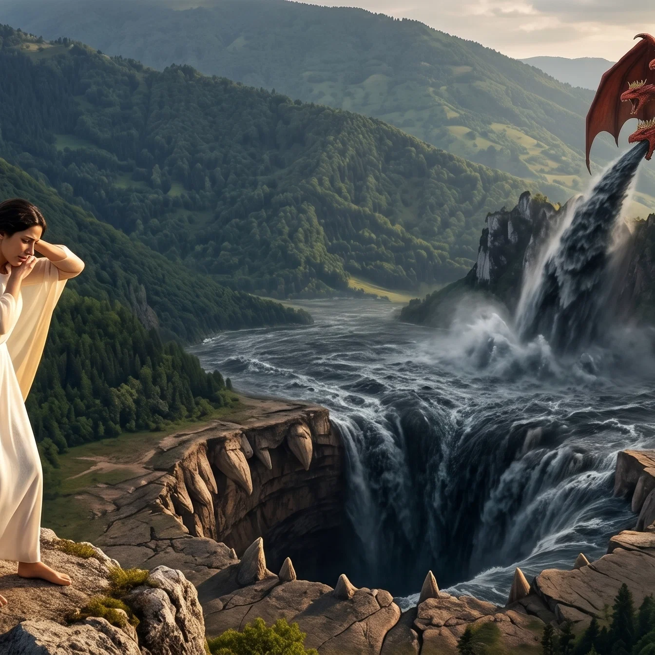 The Earth Swallows the Serpent's Flood and Provides a Safe Haven For the Faithful