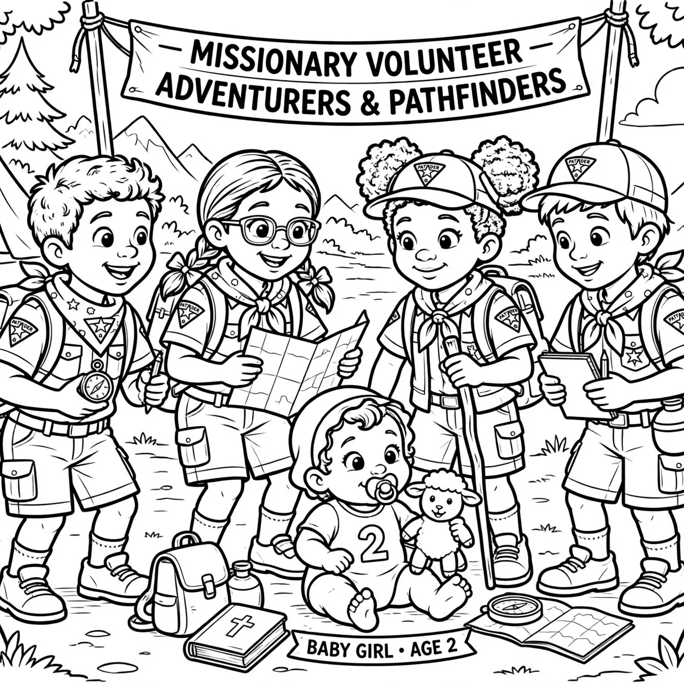 Little Pilgrims on a Sacred Journey