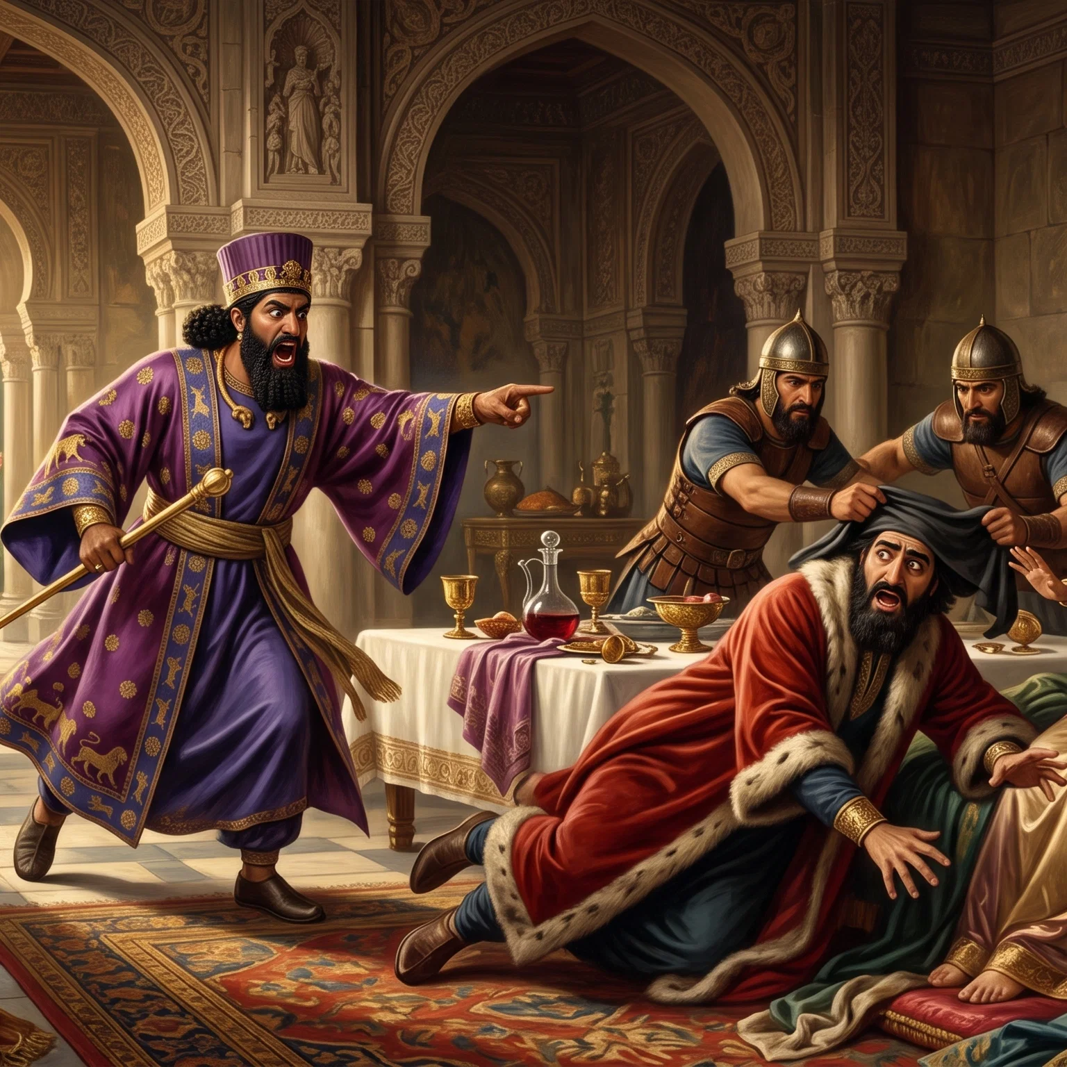 The Queen Confronts the King