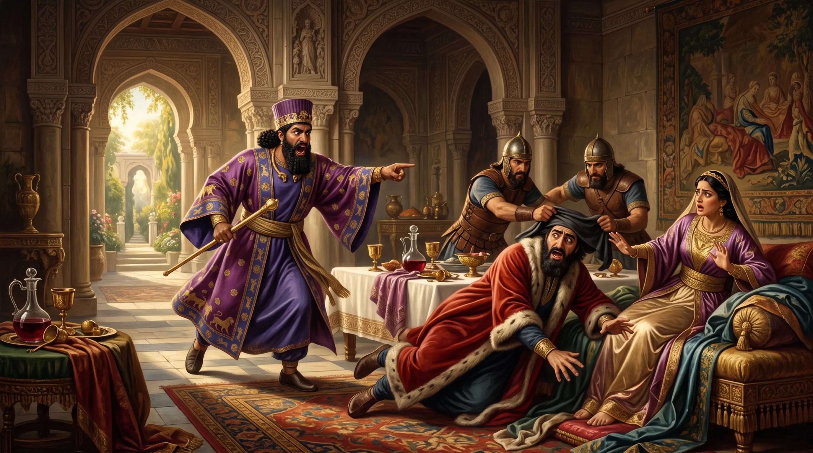 The Queen Confronts the King