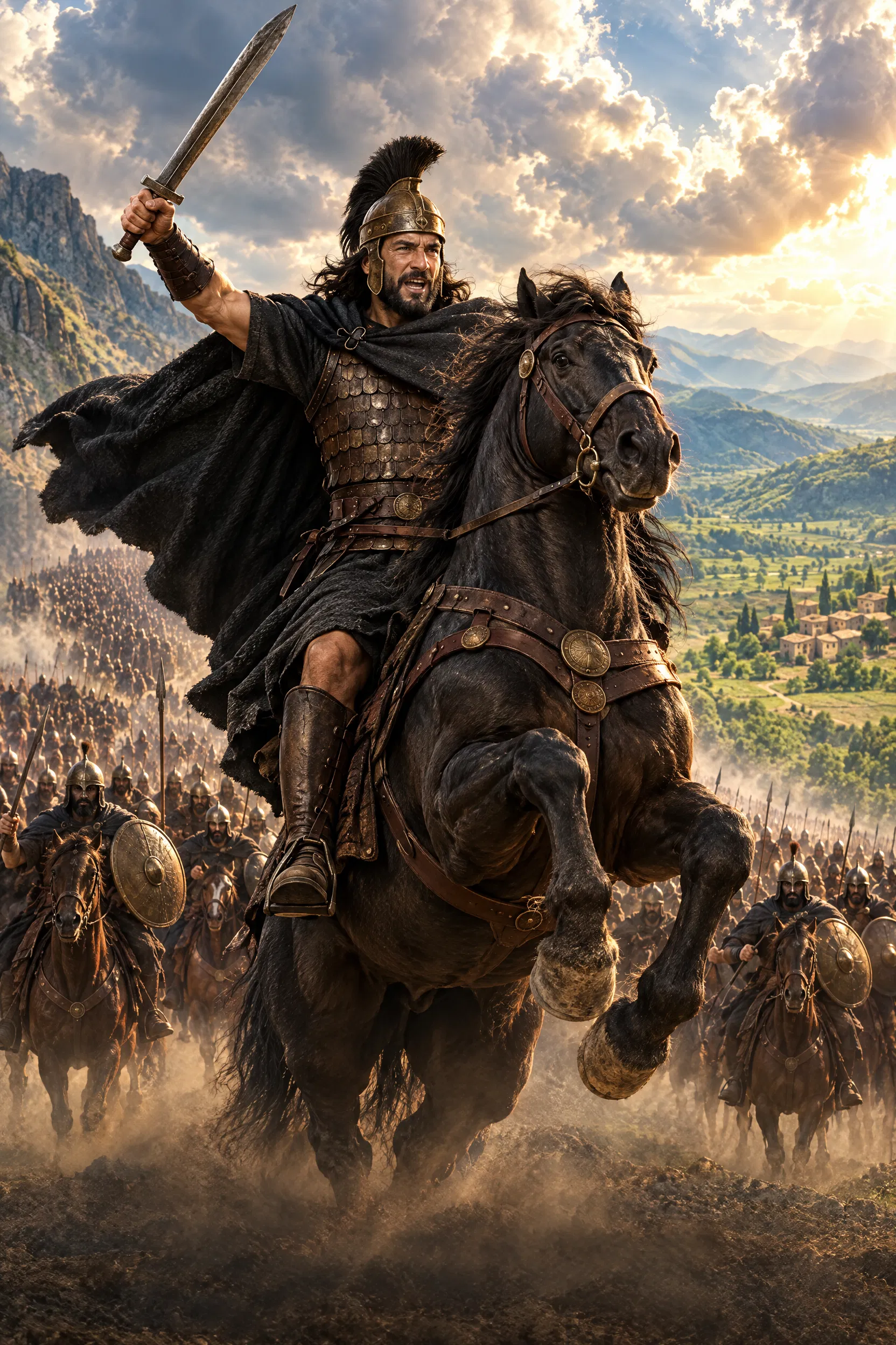 Gog Rides at the Head of His Army Against Israel