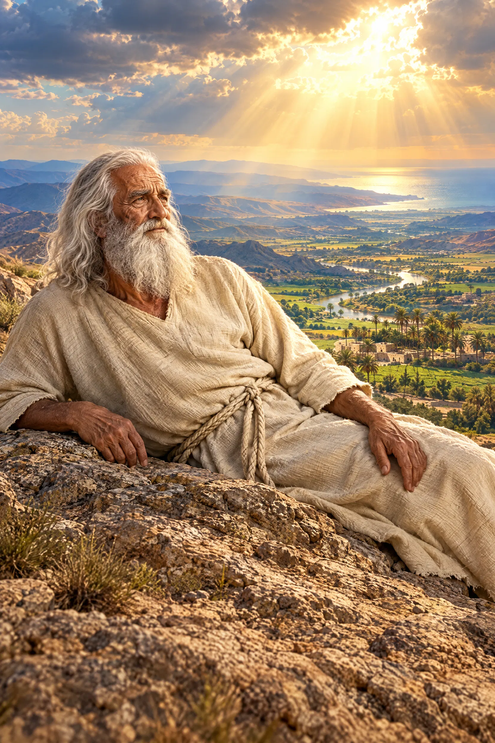 Moses Views the Promised Land From Pisgah