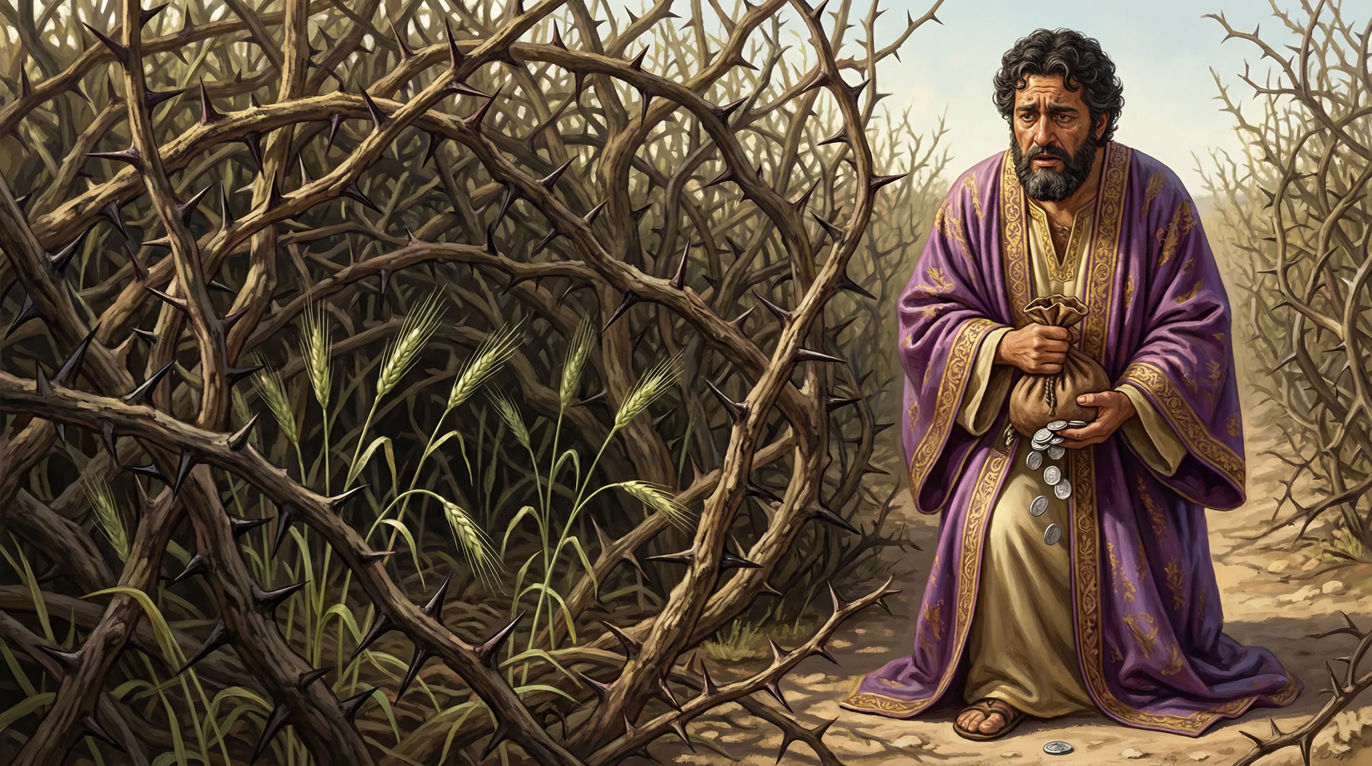 Wheat Choked by Thorns and a Worried Merchant