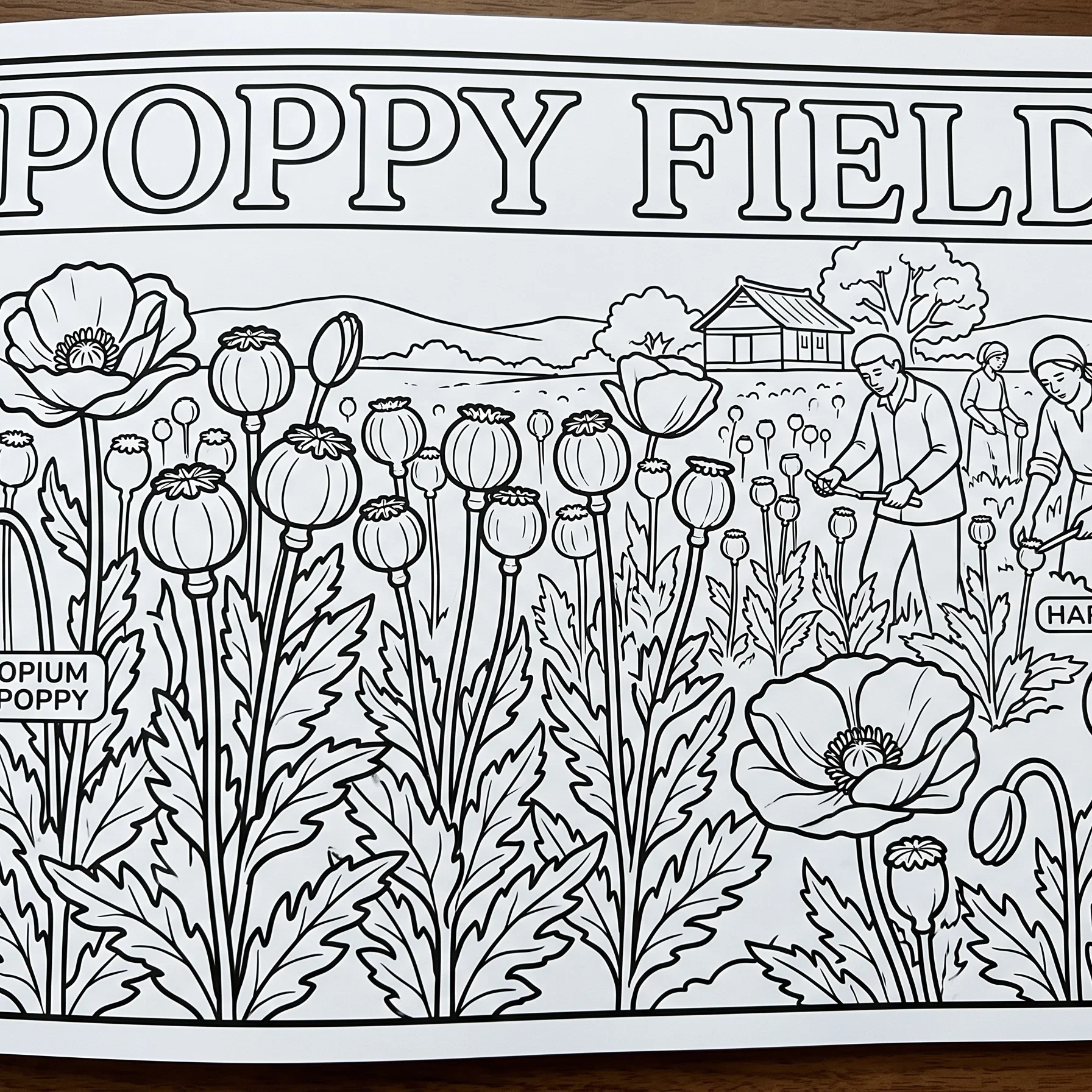 Scarlet Fields of Ancient Grace