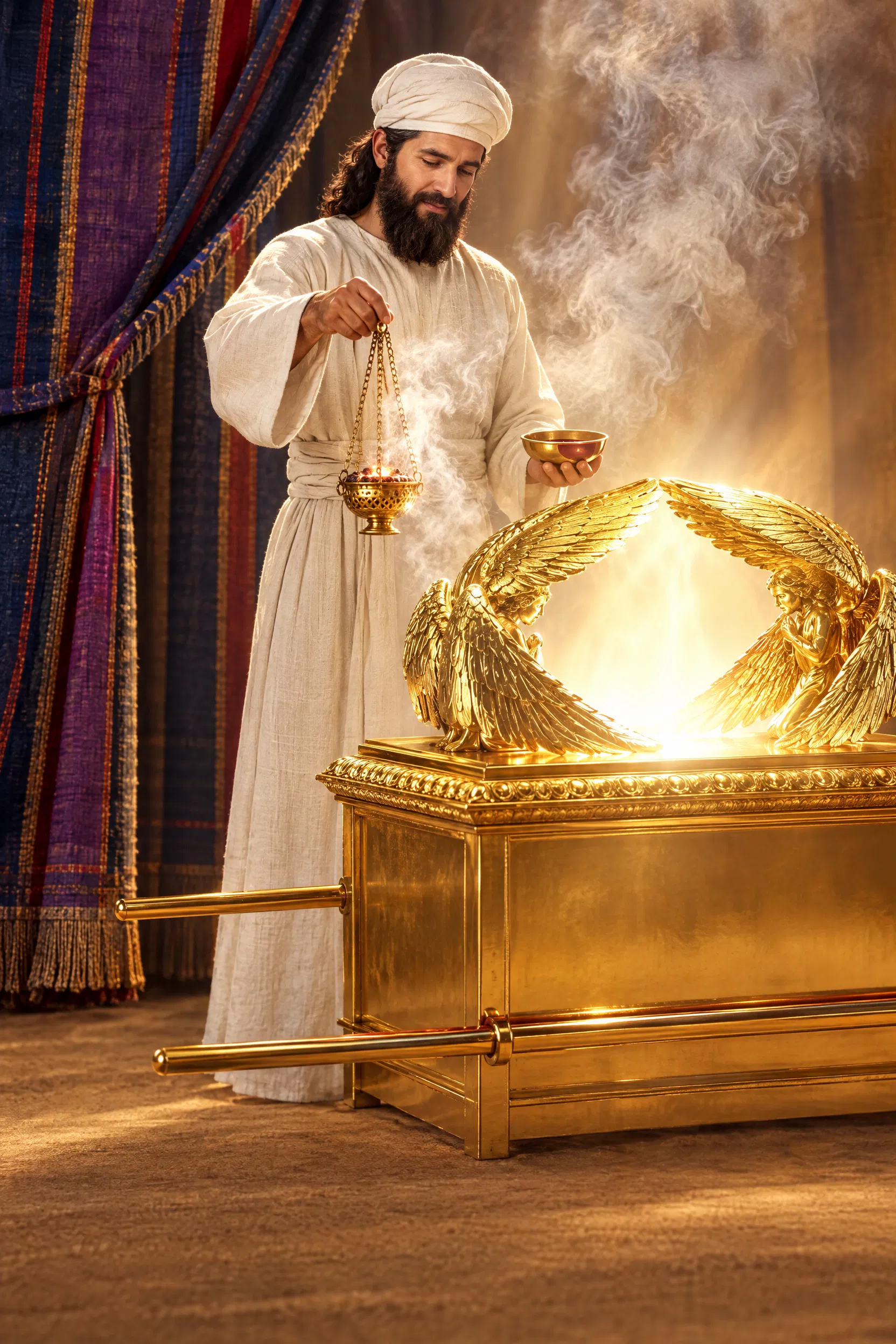 The High Priest Before the Ark with Incense