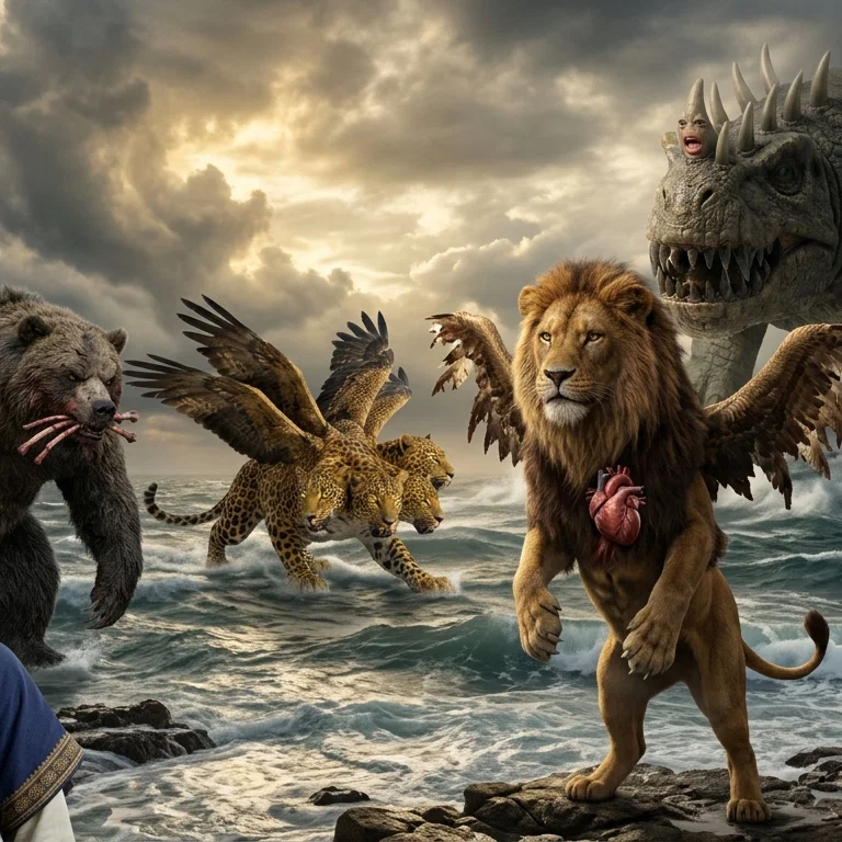 Daniel and the Four Great Beasts