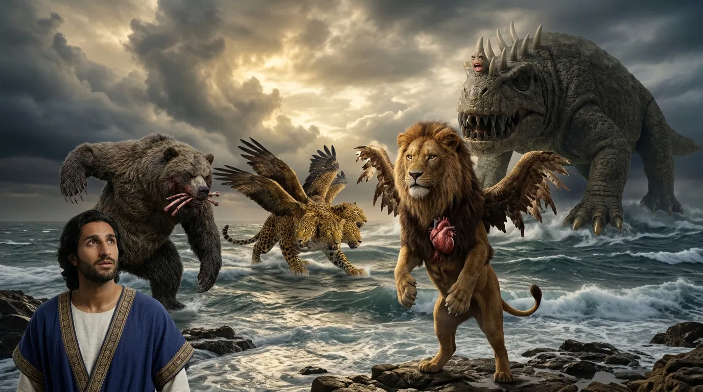 Daniel and the Four Great Beasts