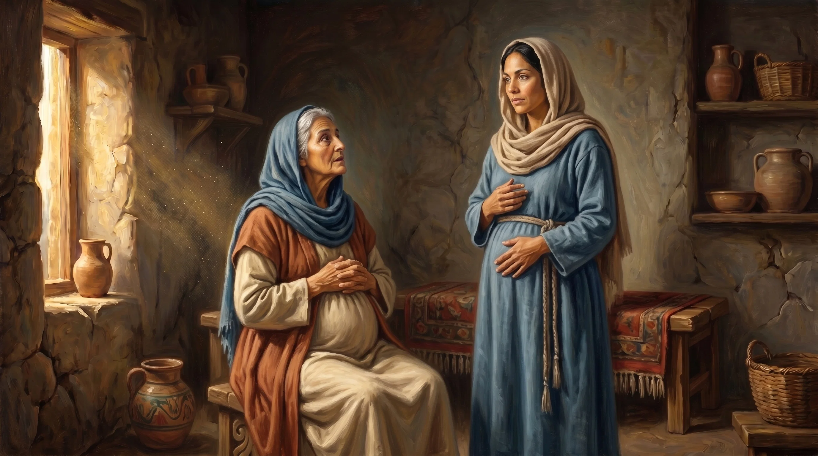 The Joyful Meeting of Two Mothers