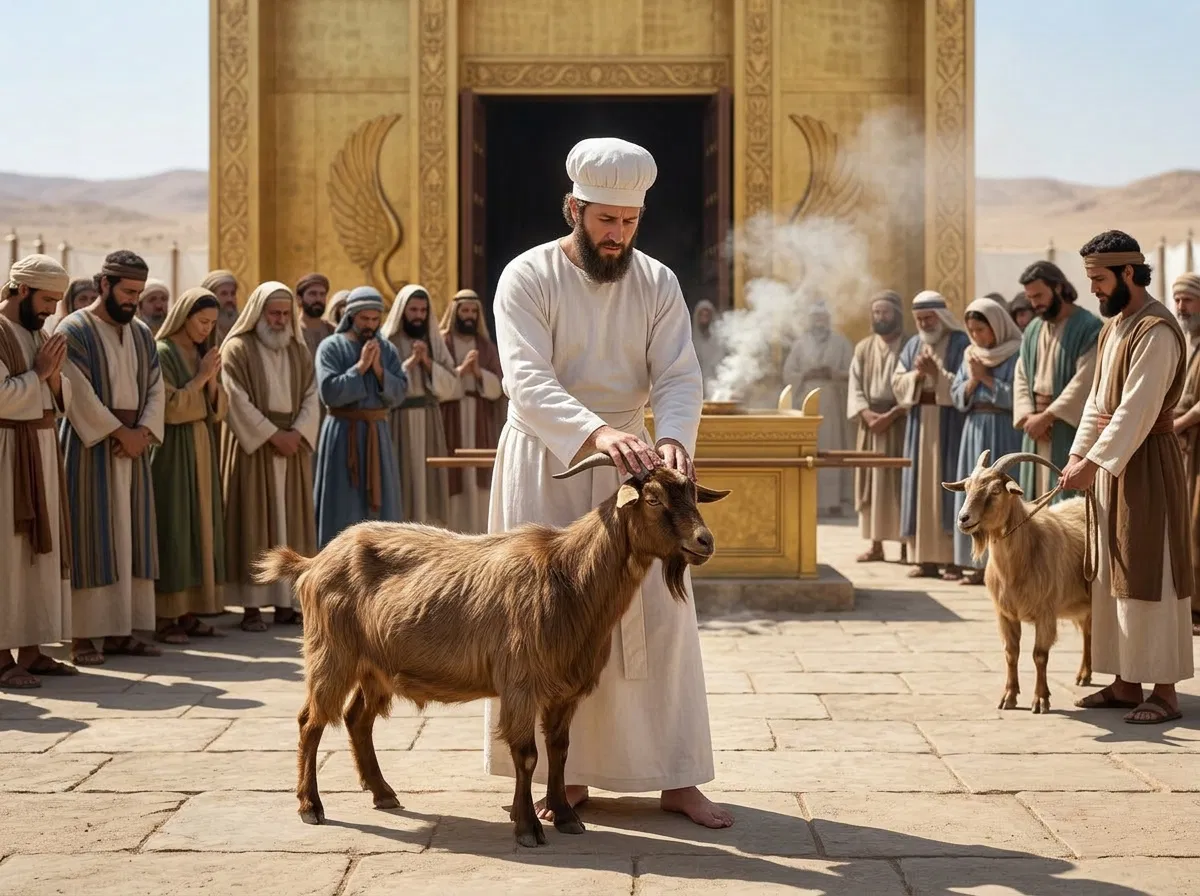 The High Priest Laying Hands on the Scapegoat