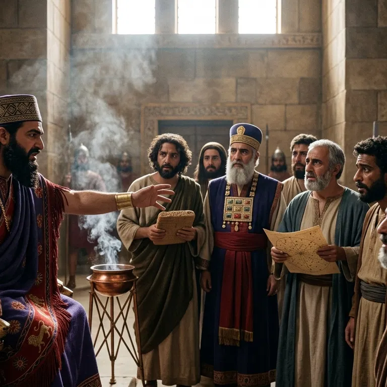Nebuchadnezzar Demands His Dream From the Magicians
