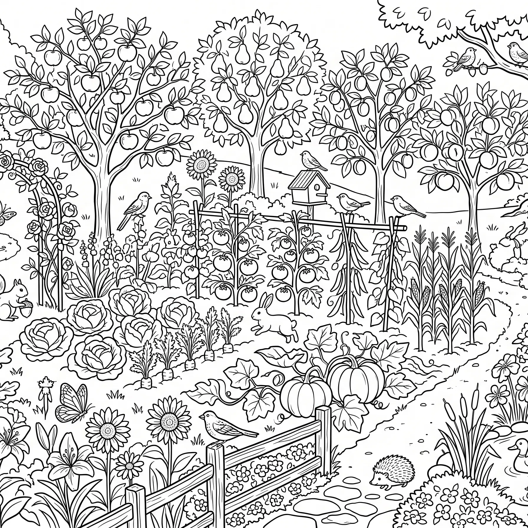 An Eden of Monochrome Growth