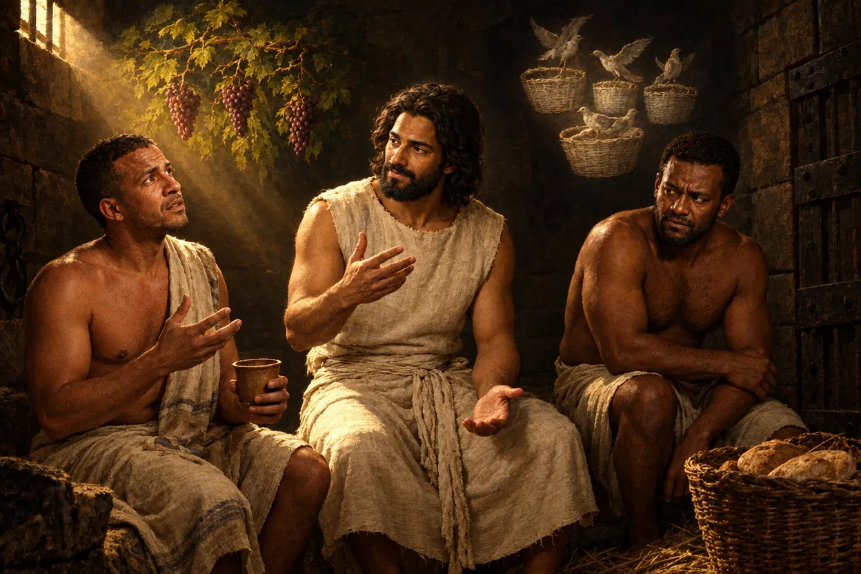 Joseph Interprets the Dreams of the Prisoners