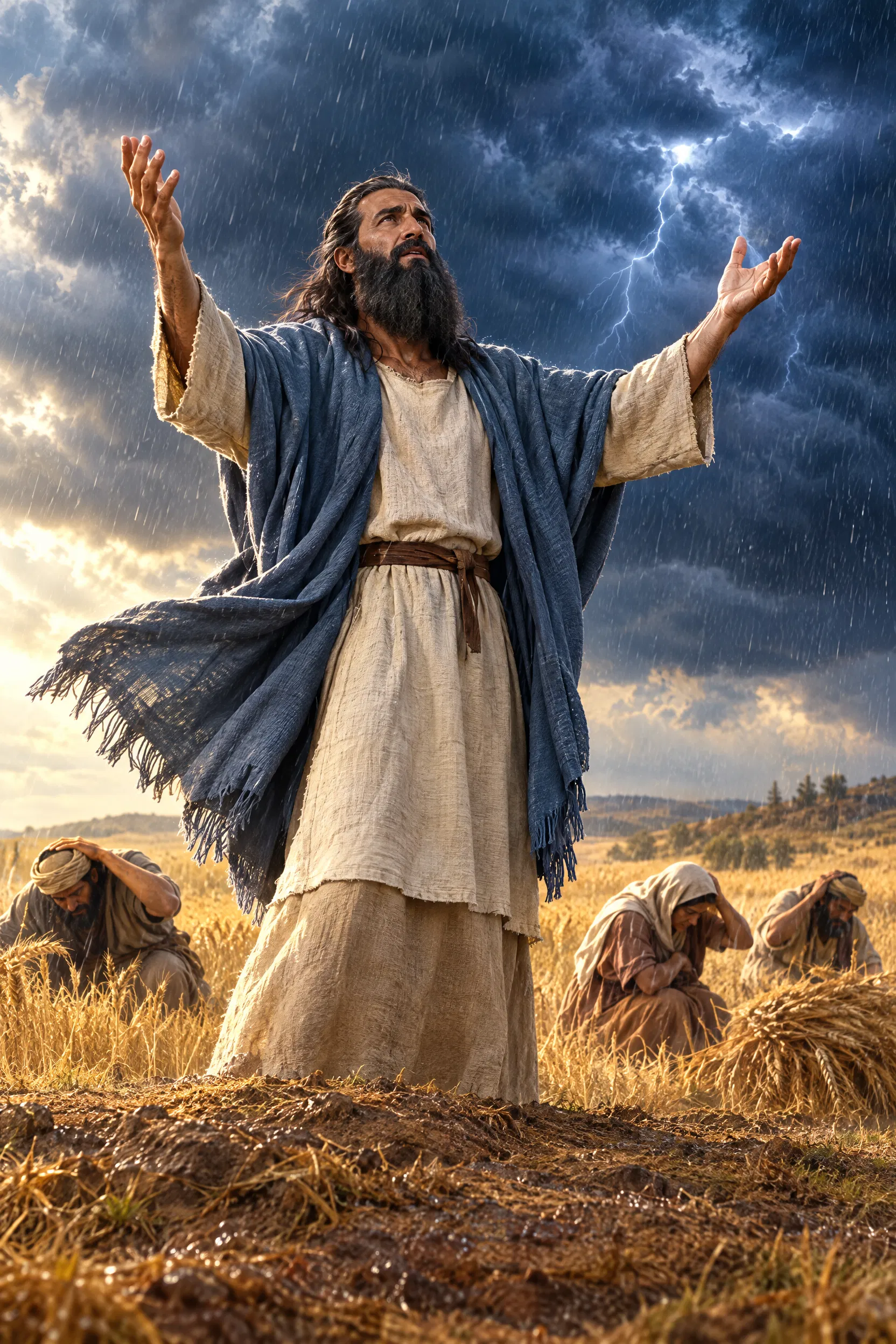 Samuel Calls for Thunder and Rain at Harvest