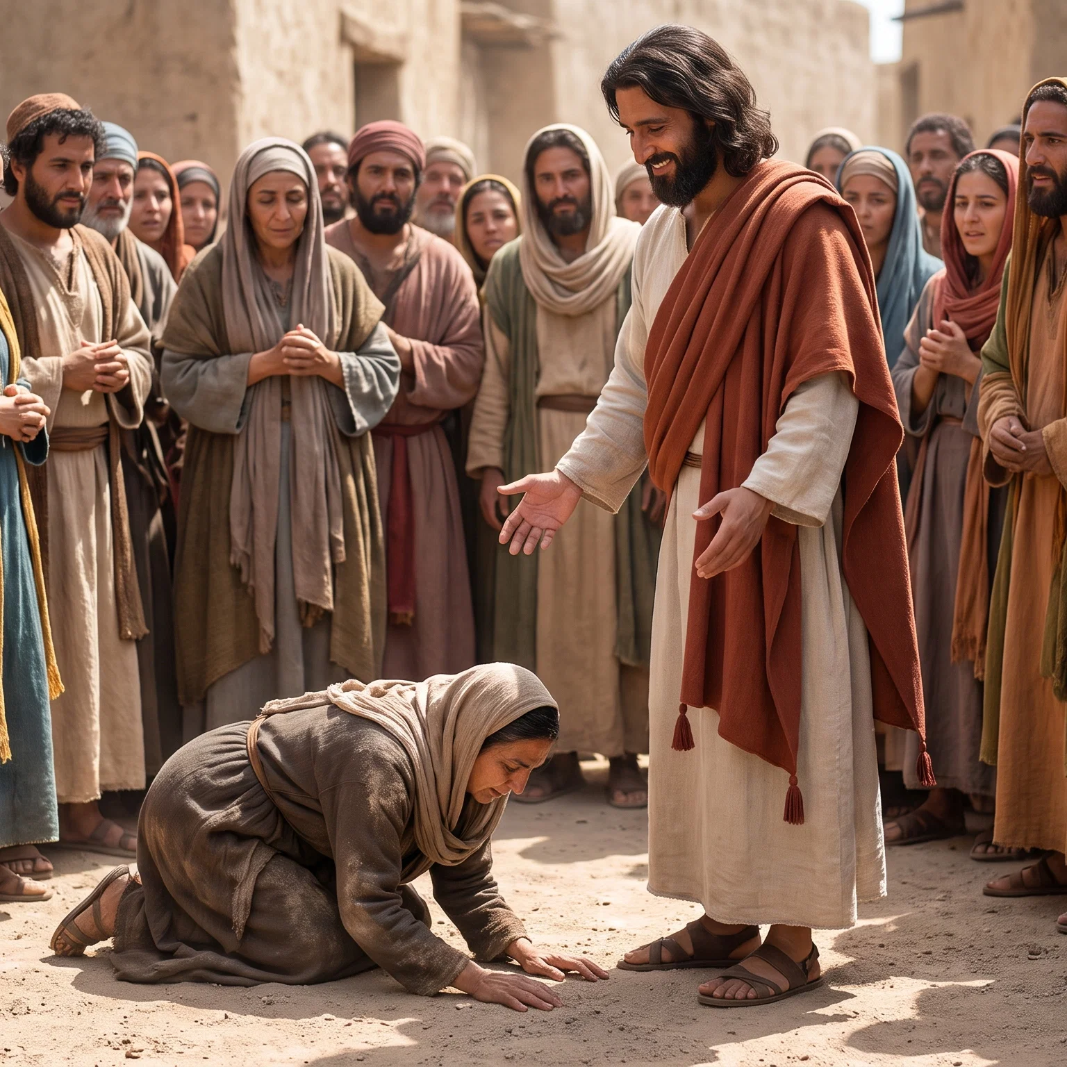 Healing and Grace at the Feet of Jesus