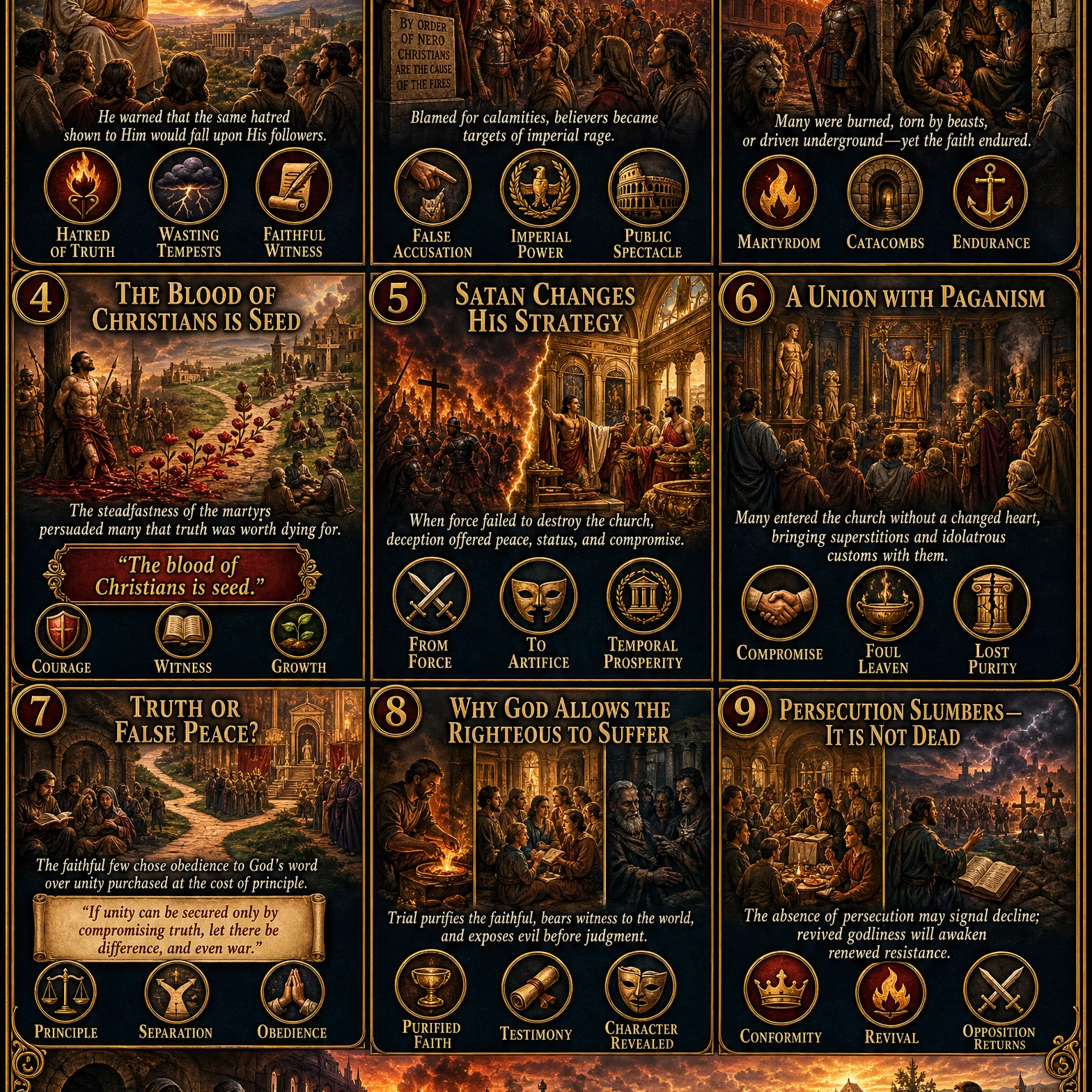 The Great Controversy Chapter Two Infographic