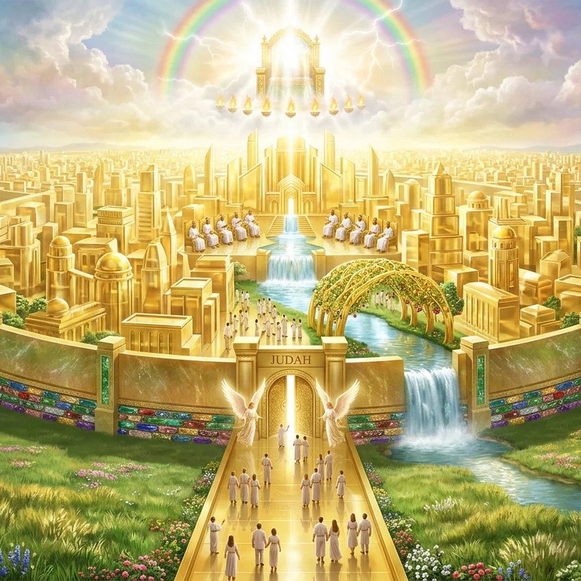 Eternal Radiance Within The Celestial City