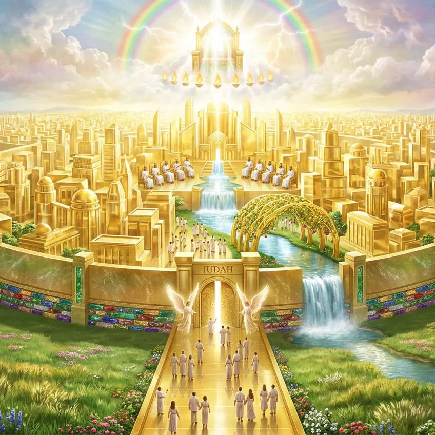 The Golden City of the New Jerusalem