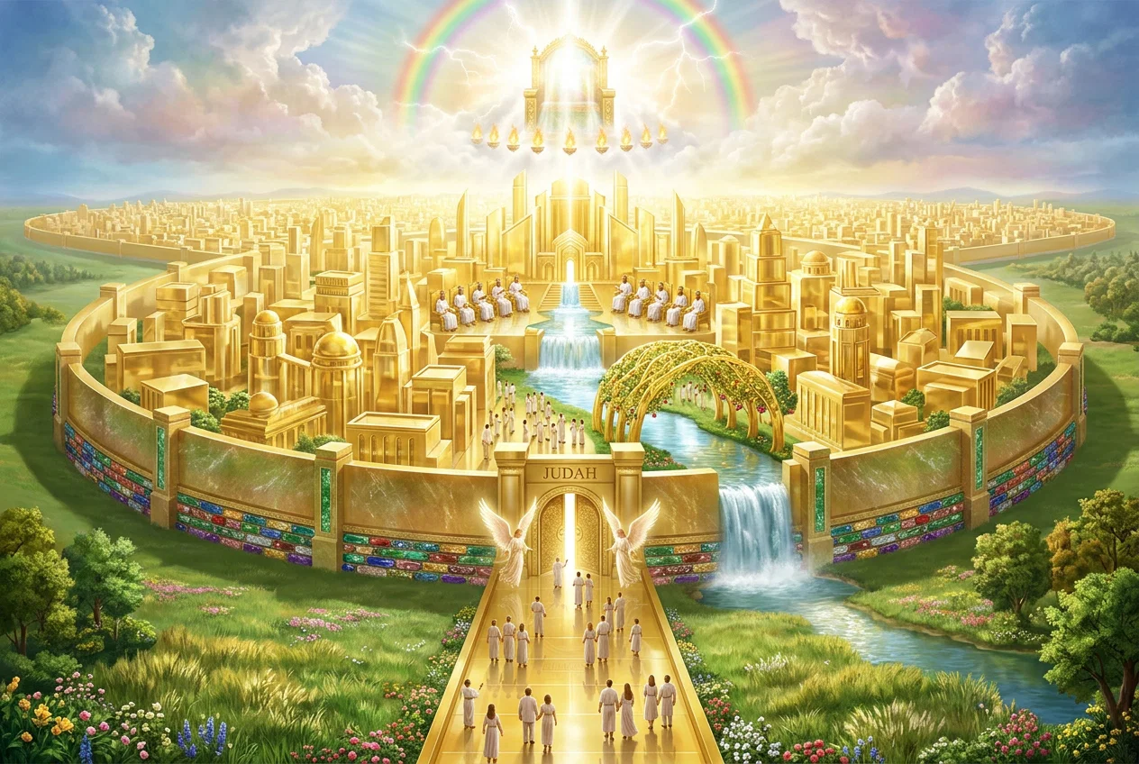 Eternal Radiance Within The Celestial City