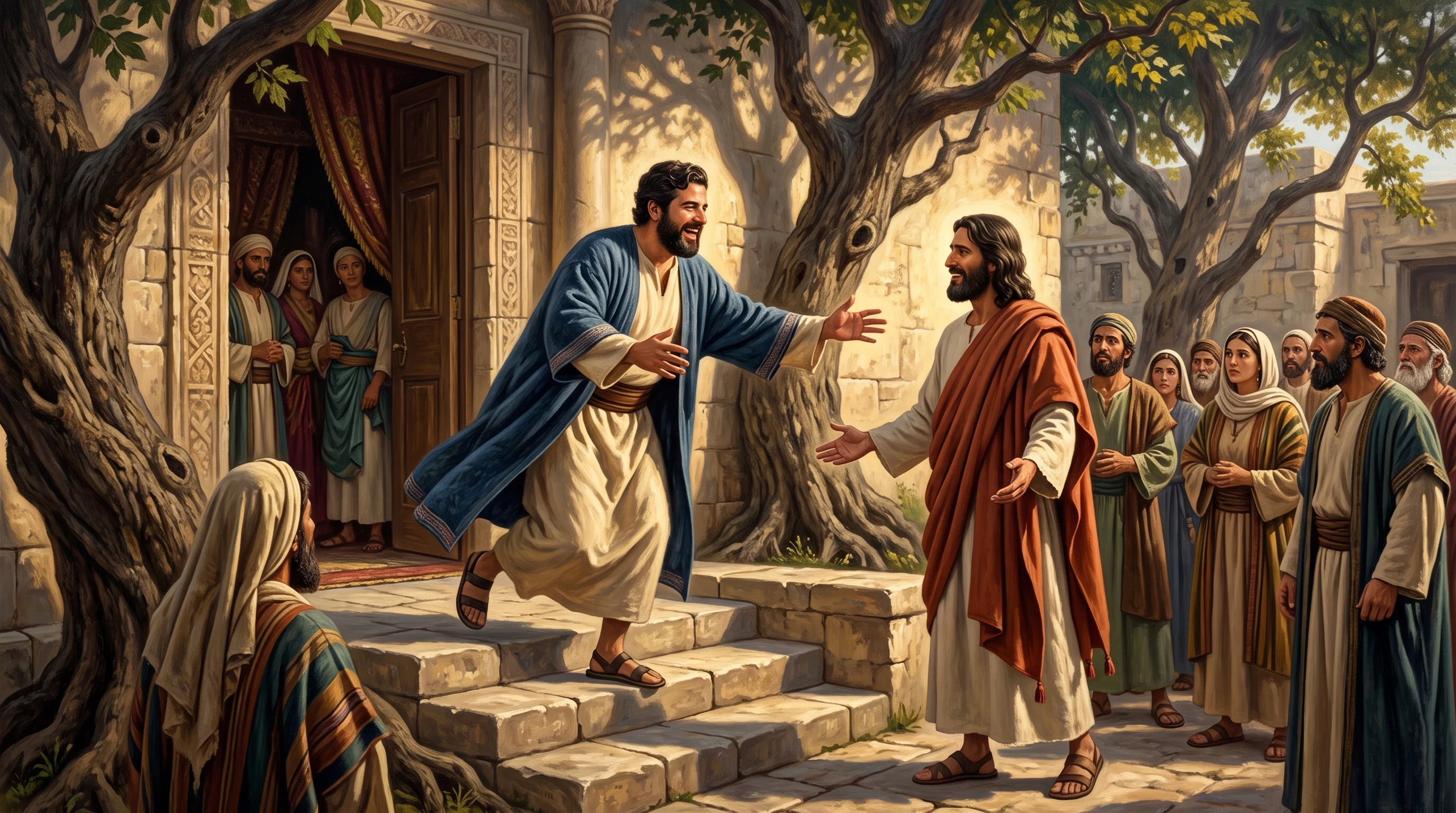 Zacchaeus Welcomes the Savior Home