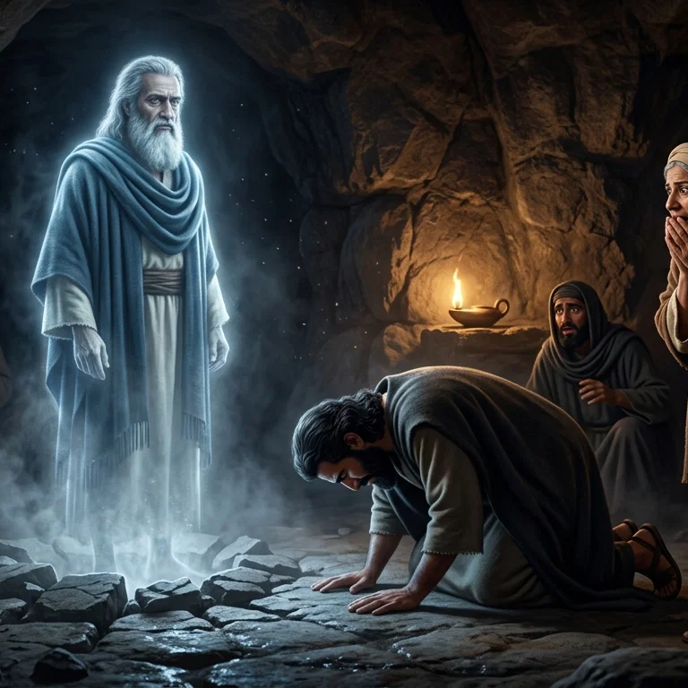 The Witch of Endor Summons Samuel