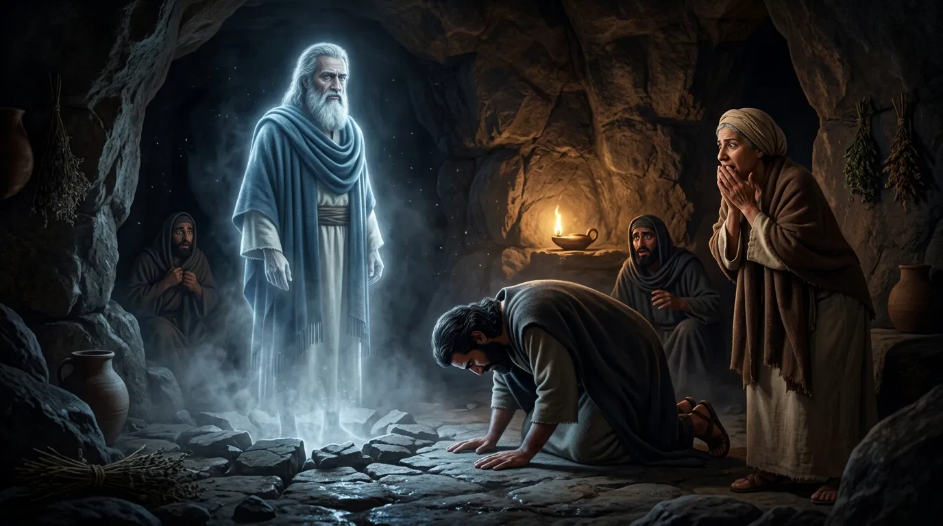The Witch of Endor Summons Samuel